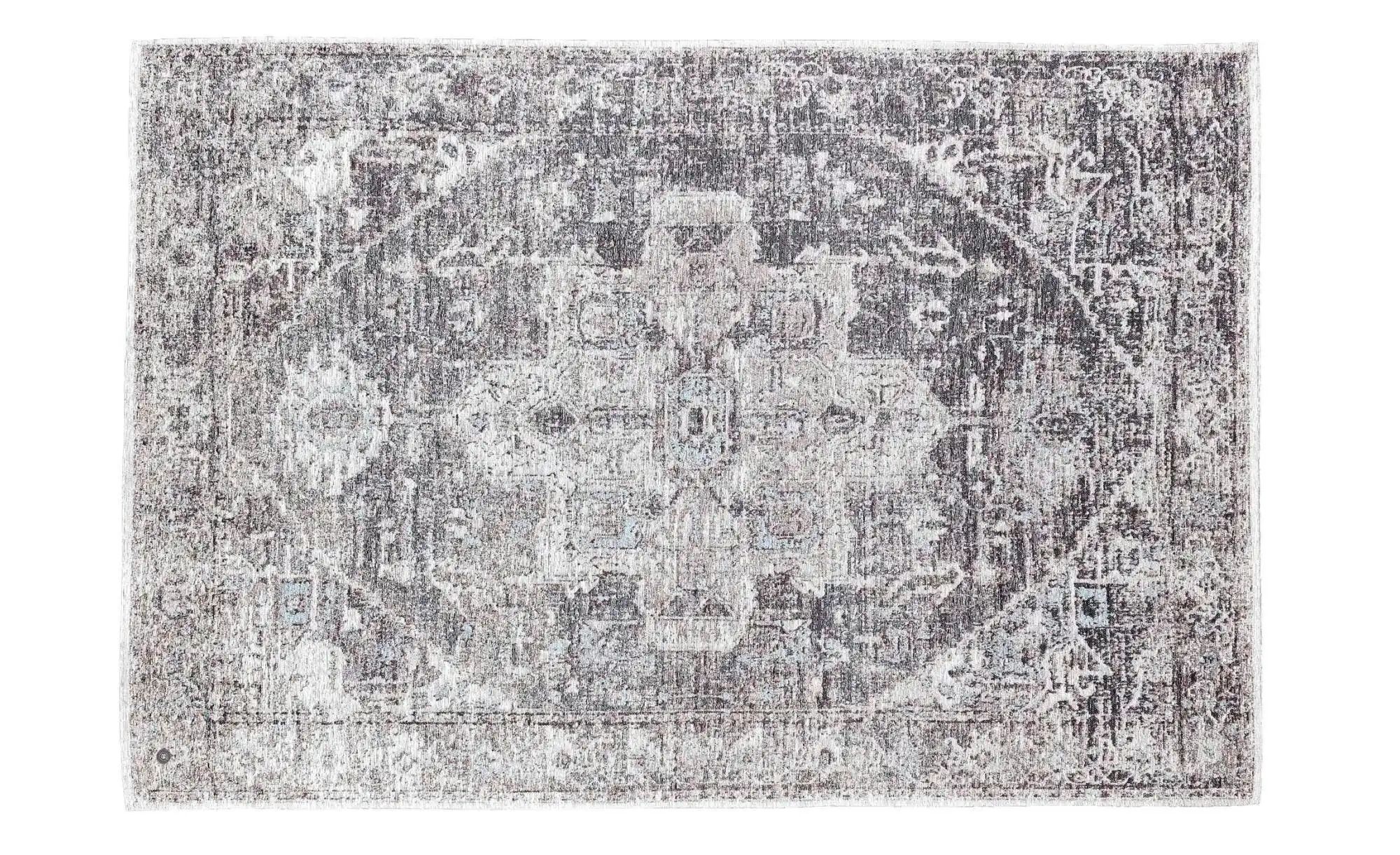 Tom Tailor Teppich  Funky Orient Tabriz ¦ grau ¦ Synthetische Fasern, Baumw günstig online kaufen