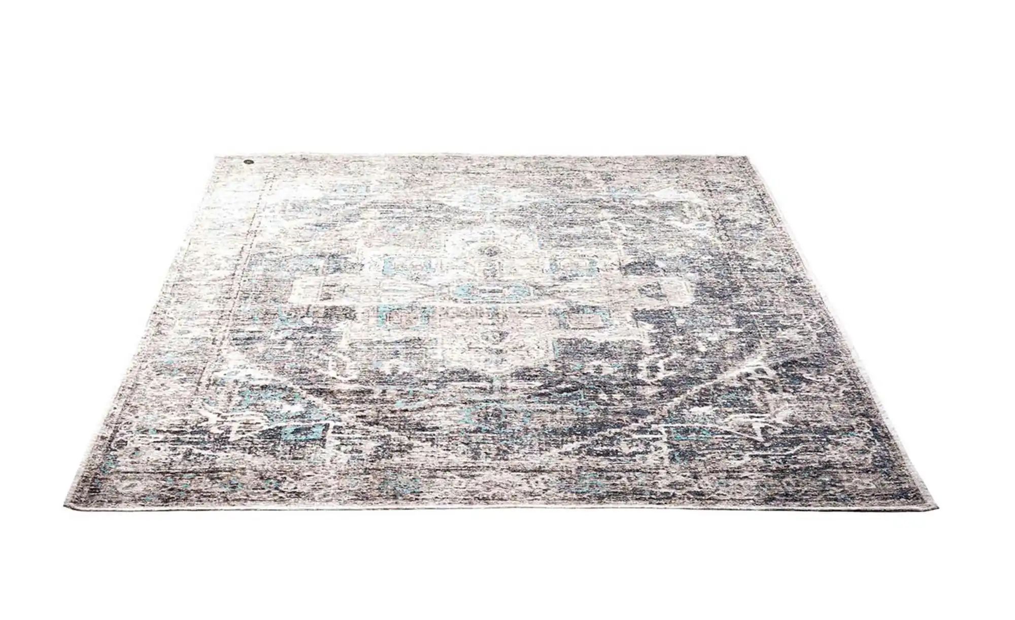 Tom Tailor Teppich  Funky Orient Tabriz ¦ grau ¦ Baumwolle, Synthetische Fa günstig online kaufen