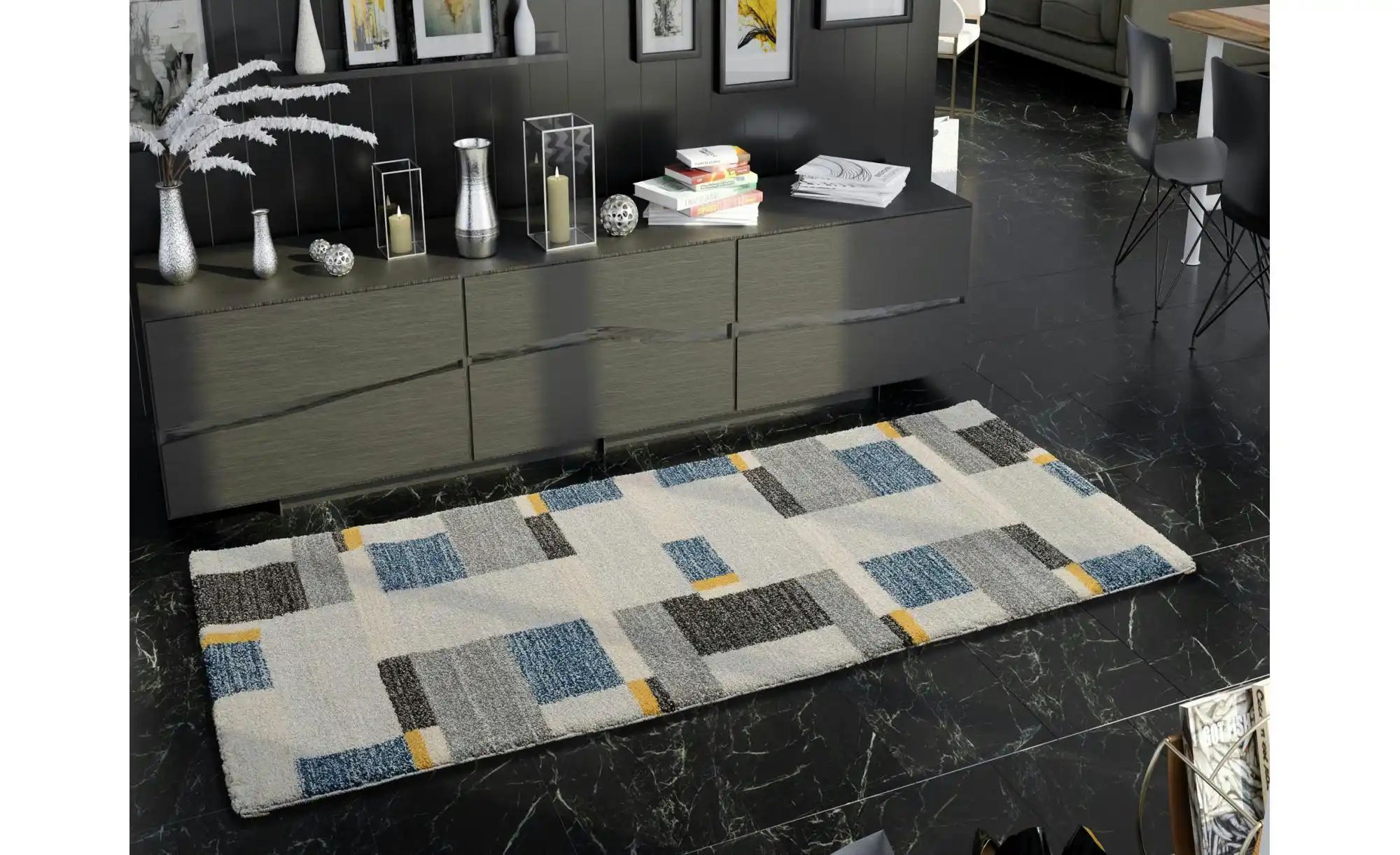 Thumbnail - meinTeppich Hochflorteppich Castle Beppo ¦ grau ¦ Synthetische Fasern ¦ Maße (cm): B: 80 Teppiche > Läufer - Höffner