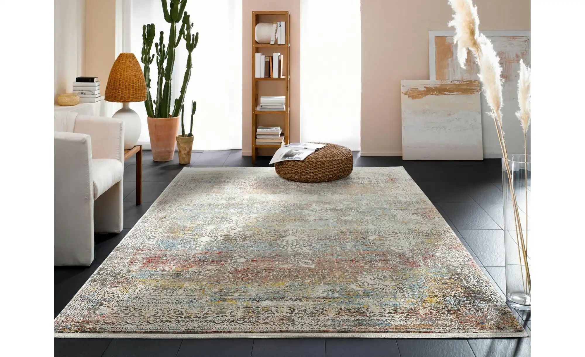 meinTeppich Kurzflorteppich  Palermo ¦ mehrfarbig ¦ Synthetische Fasern ¦ M günstig online kaufen