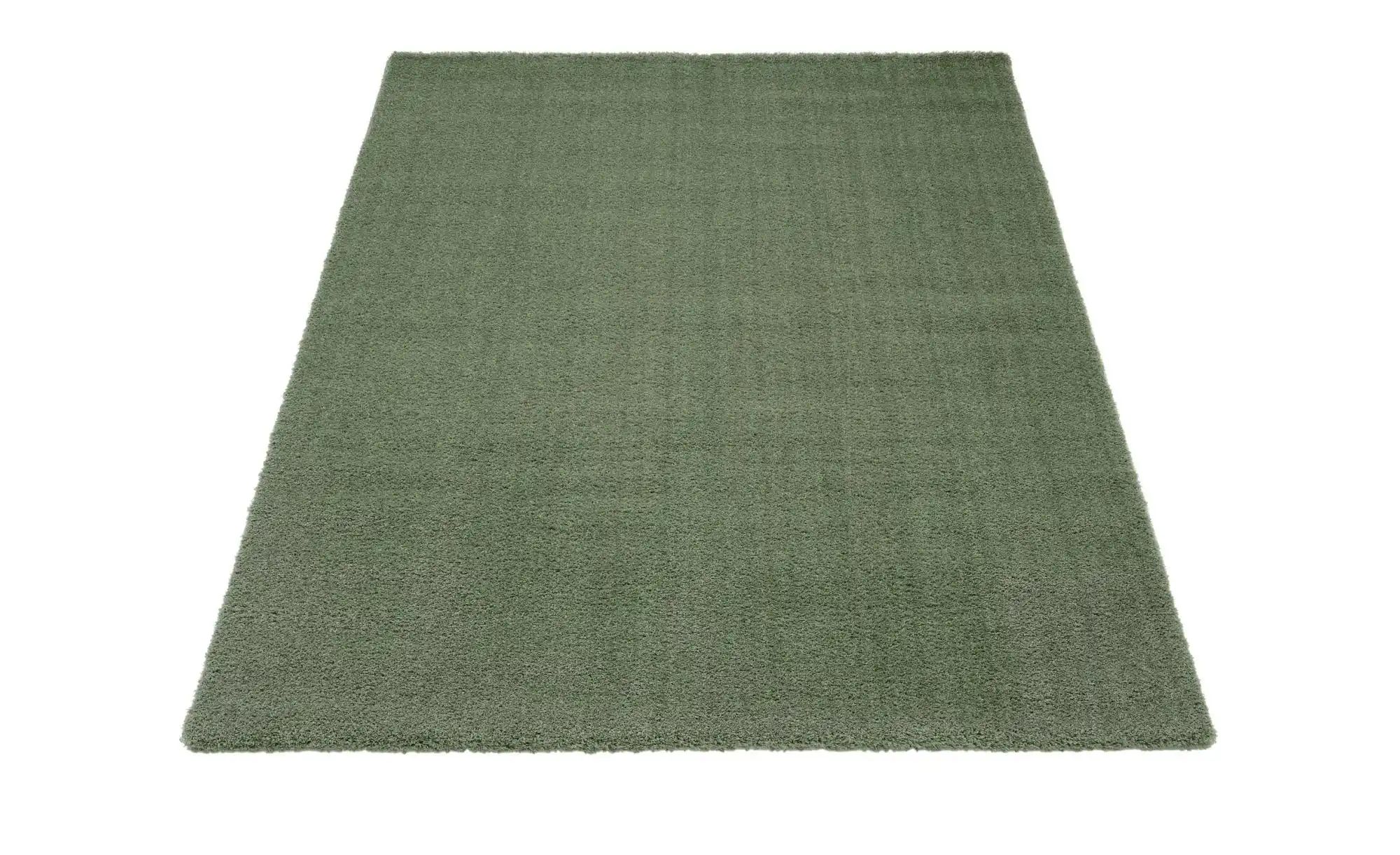Hochflorteppich   ¦ grün ¦ Synthetische Fasern ¦ Maße (cm): B: 200 H: 3 Tep günstig online kaufen
