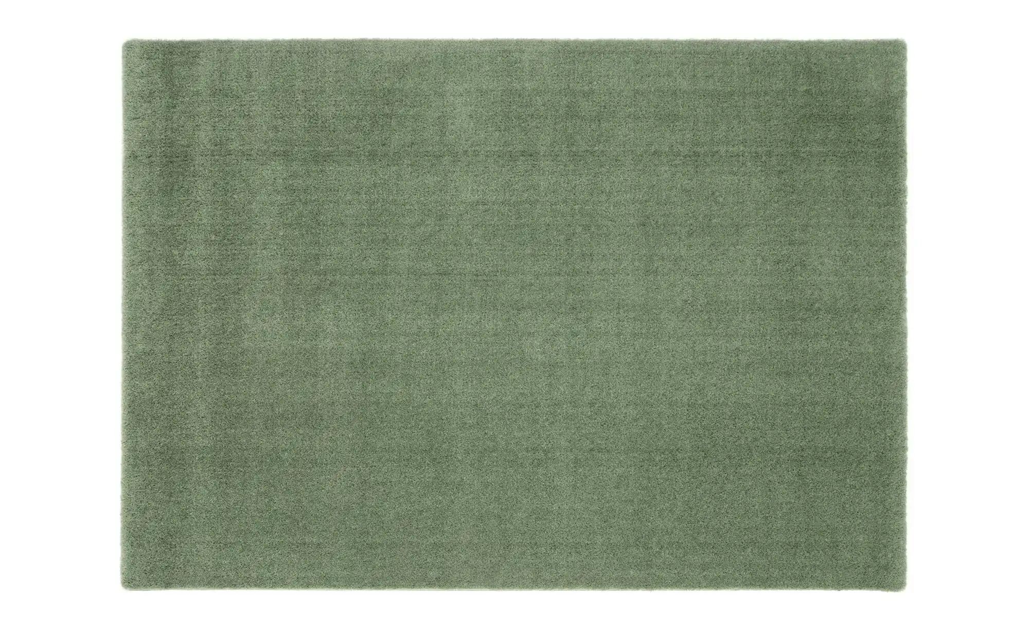 Hochflorteppich   ¦ grün ¦ Synthetische Fasern ¦ Maße (cm): B: 65 H: 3 Tepp günstig online kaufen