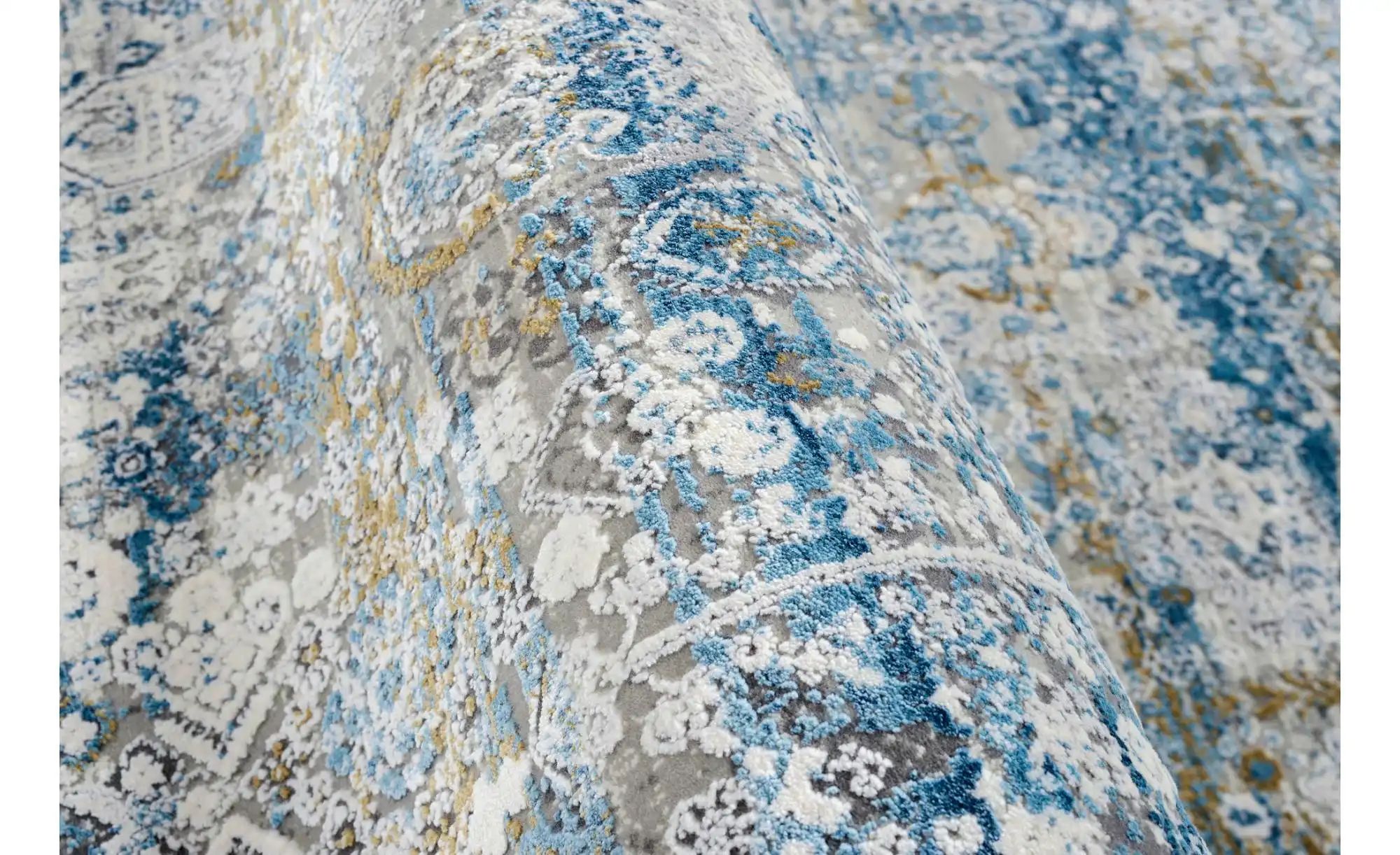 Thumbnail - Teppich   ¦ grau ¦ Viskose ¦ Maße (cm): B: 80 H: 0,8 Teppiche > Läufer - Höffner