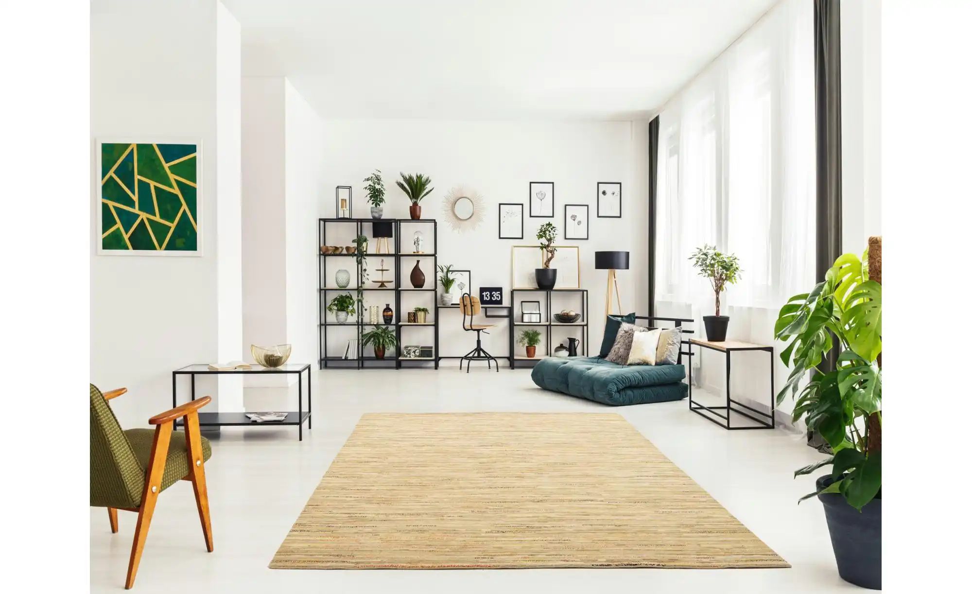 Thumbnail - Naturteppich ¦ beige ¦ Wolle ¦ Maße (cm): B: 170 H: 0,5 Teppiche > Naturteppiche - Höffner