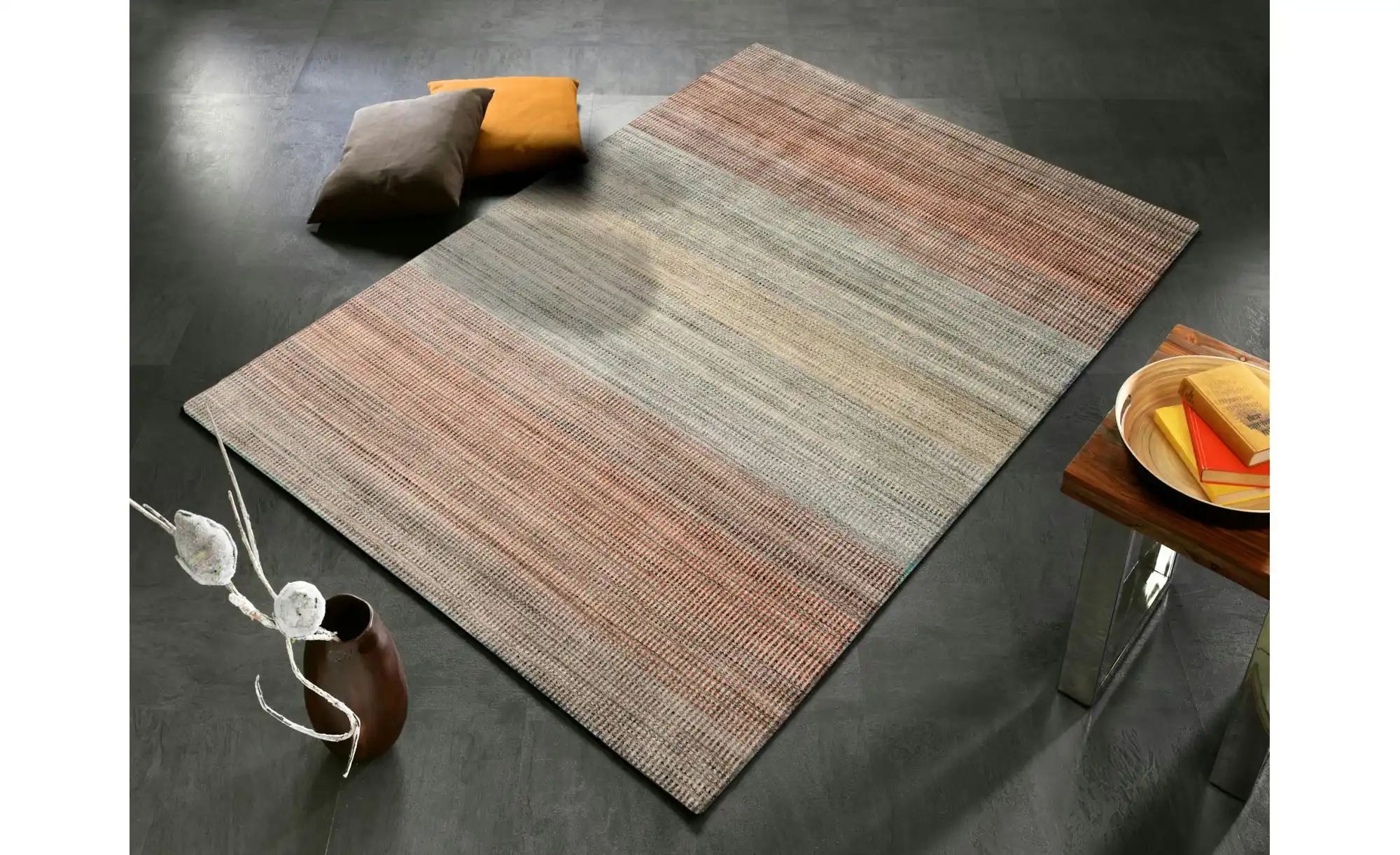 Thumbnail - Teppich   ¦ grau ¦ Wolle ¦ Maße (cm): B: 70 H: 0,7 Teppiche > Wohnteppiche - Höffner