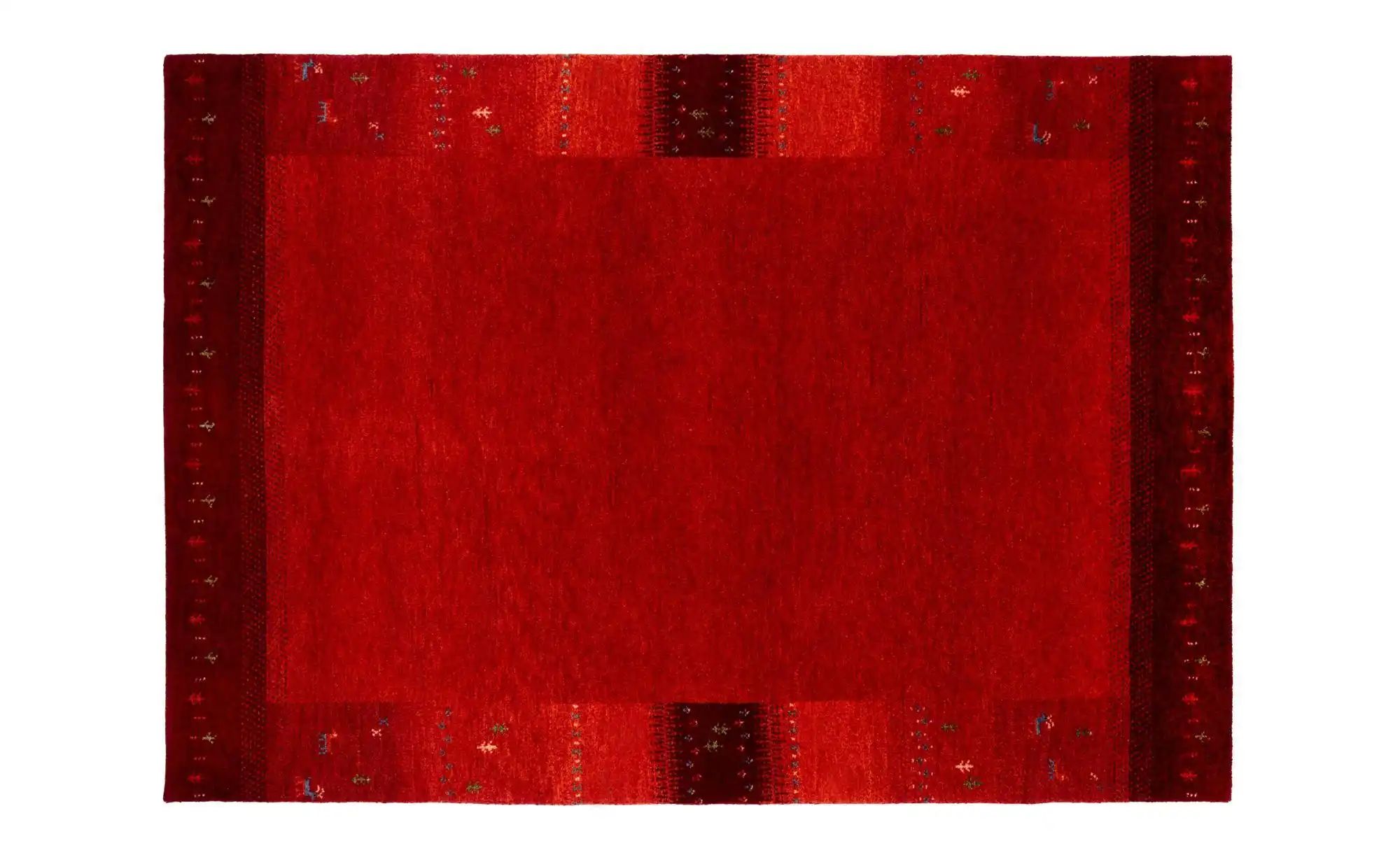 Naturteppich  Costa Brava ¦ rot ¦ Wolle ¦ Maße (cm): B: 70 H: 1,7 Teppiche günstig online kaufen