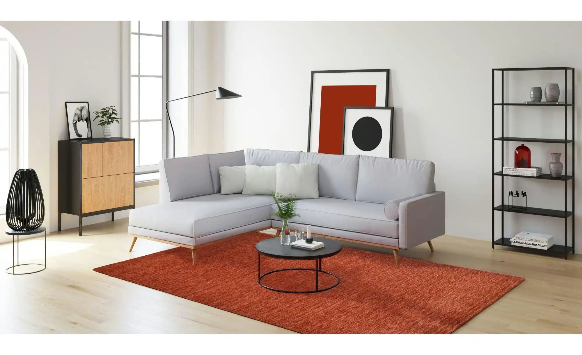 Thumbnail - THEKO Handweber  Phalguna ¦ rot ¦ Wolle ¦ Maße (cm): B: 60 H: 1 Teppiche > Läufer - Höffner