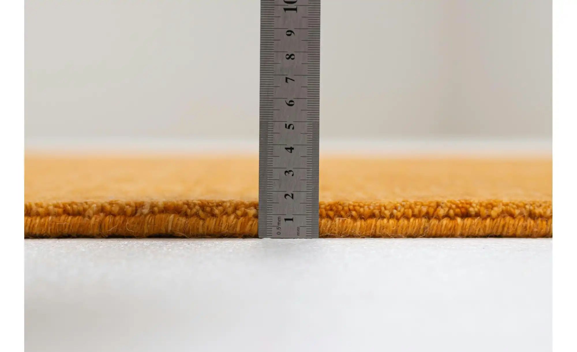 THEKO Handweber  Phalguna ¦ gold ¦ Wolle ¦ Maße (cm): B: 190 H: 1 Teppiche günstig online kaufen