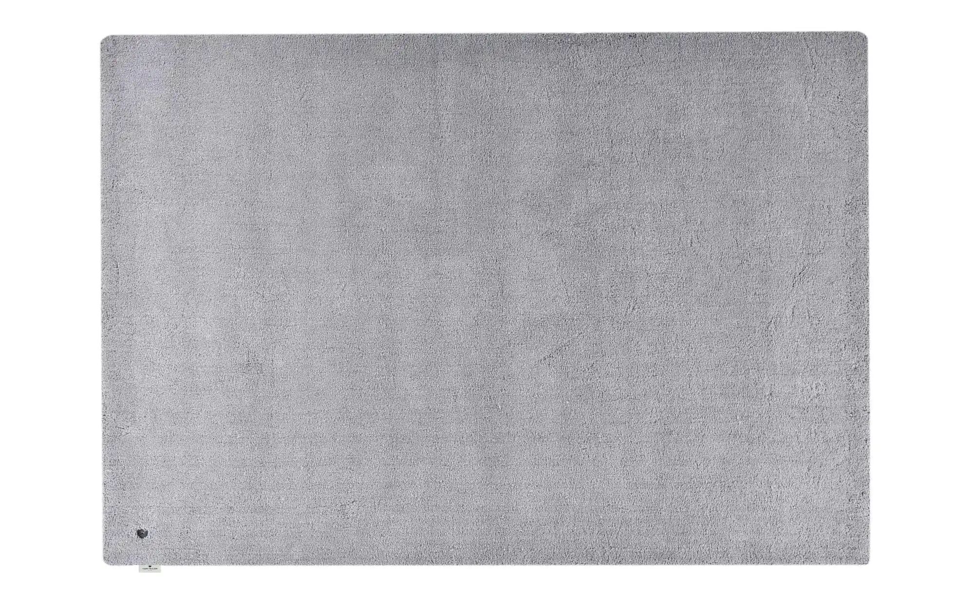 Tom Tailor Hochflorteppich  Cozy ¦ grau ¦ Synthetische Fasern ¦ Maße (cm): günstig online kaufen