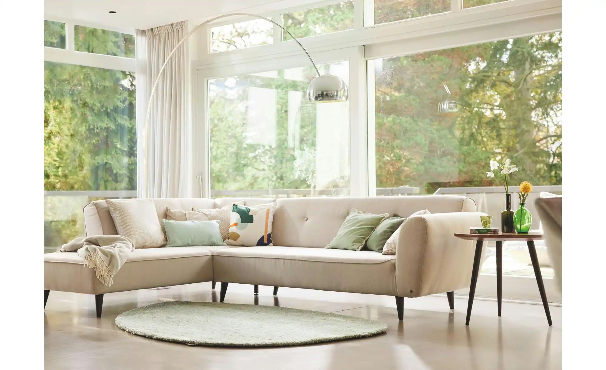 Thumbnail - Tom Tailor Hochflorteppich Cozy ¦ grün ¦ Synthetische Fasern ¦ Maße (cm): B: 80 H: 3 Teppiche > Einfarbige Teppiche - H...