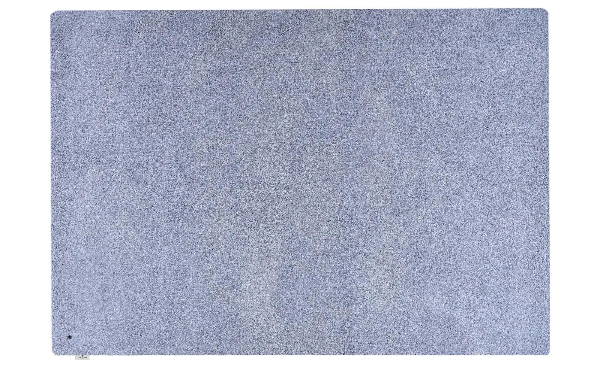 Tom Tailor Hochflorteppich  Cozy ¦ blau ¦ Synthetische Fasern ¦ Maße (cm): günstig online kaufen
