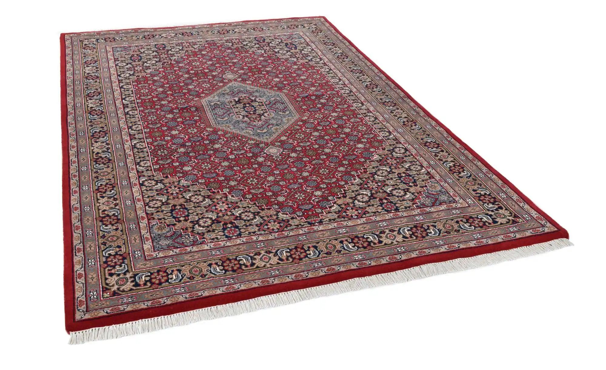 THEKO Orientteppich  Benares Bidjar ¦ rot ¦ Wolle ¦ Maße (cm): B: 60 H: 1,2 günstig online kaufen