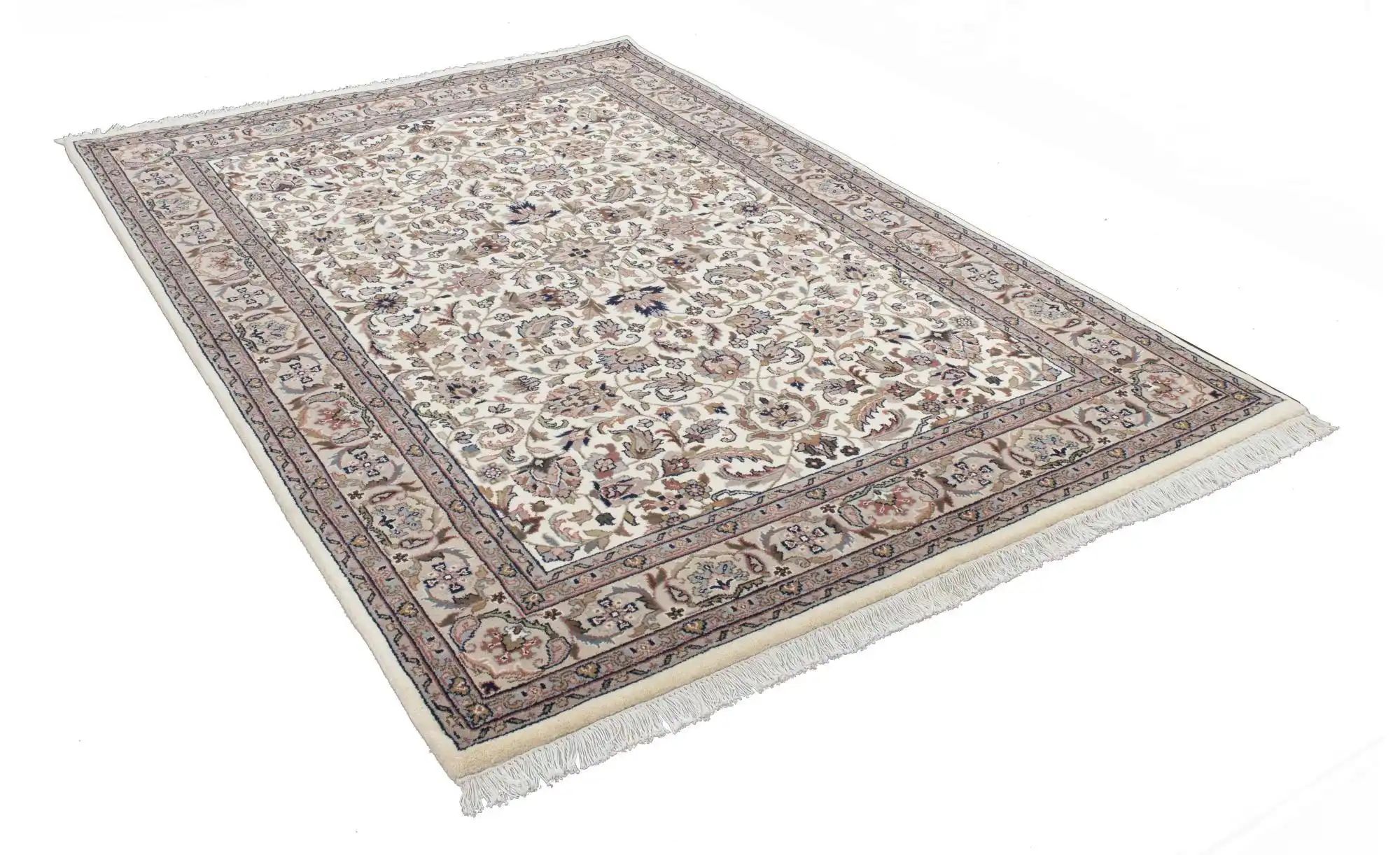 THEKO Orientteppich »Benares Isfahan«, rechteckig, 12 mm Höhe, reine Wolle, günstig online kaufen