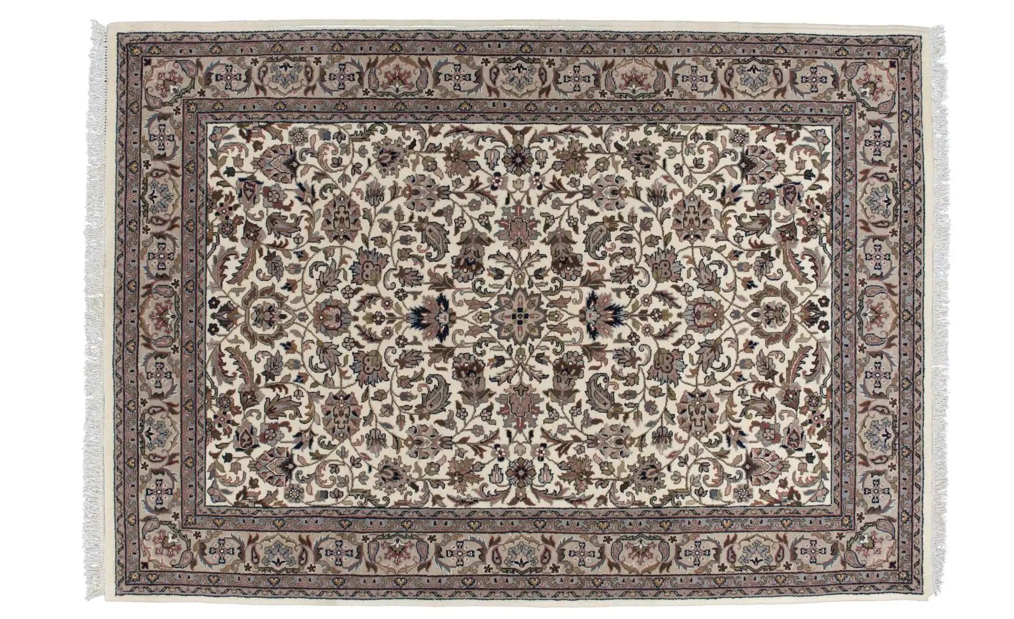 THEKO Orientteppich »Benares Isfahan«, rechteckig, 12 mm Höhe, reine Wolle, günstig online kaufen