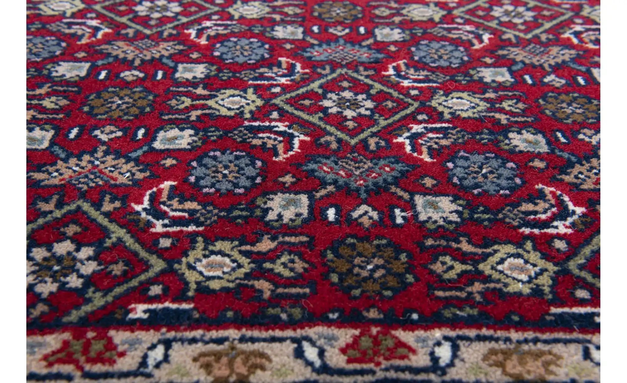 THEKO Orientteppich  Benares ¦ rot ¦ Wolle ¦ Maße (cm): B: 40 H: 1,2 Teppic günstig online kaufen