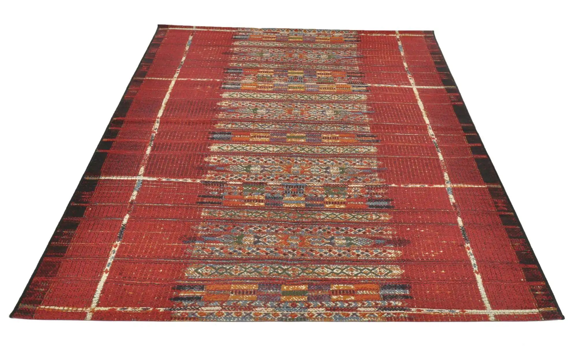 Gino Falcone In-und Outdoor-Teppich  Aurora ¦ rot ¦ Synthetische Fasern ¦ M günstig online kaufen