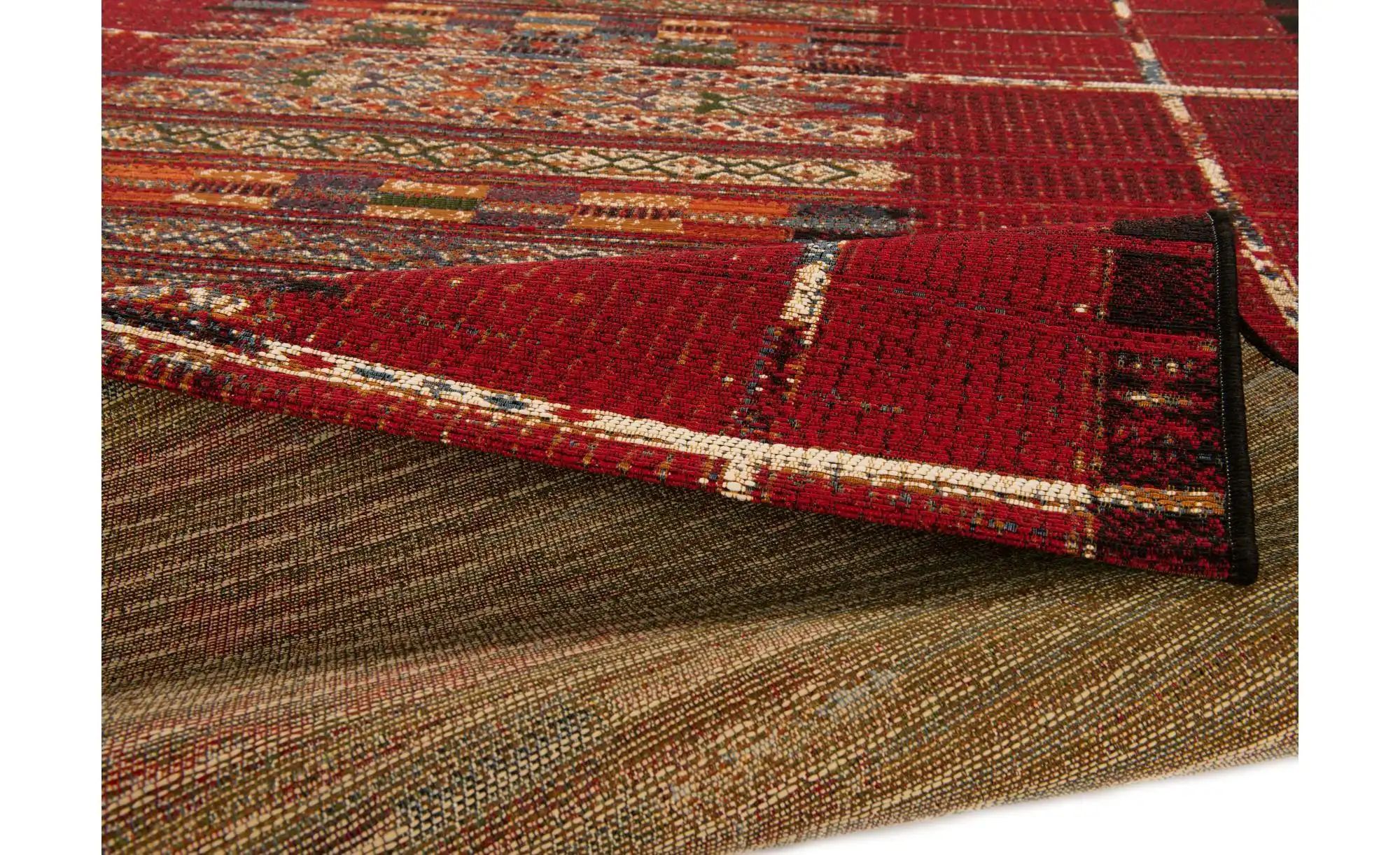 Gino Falcone In-und Outdoor-Teppich  Aurora ¦ rot ¦ Synthetische Fasern ¦ M günstig online kaufen