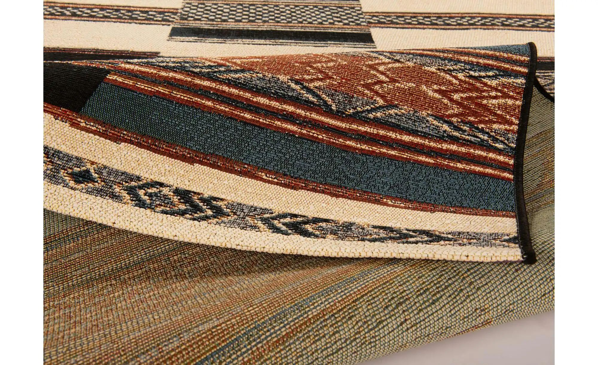 Thumbnail - Gino Falcone In-und Outdoor-Teppich  Aurora ¦ beige ¦ Synthetische Fasern ¦ Maße (cm): B: 60 H: 1 Teppiche > Outdoor Tep...