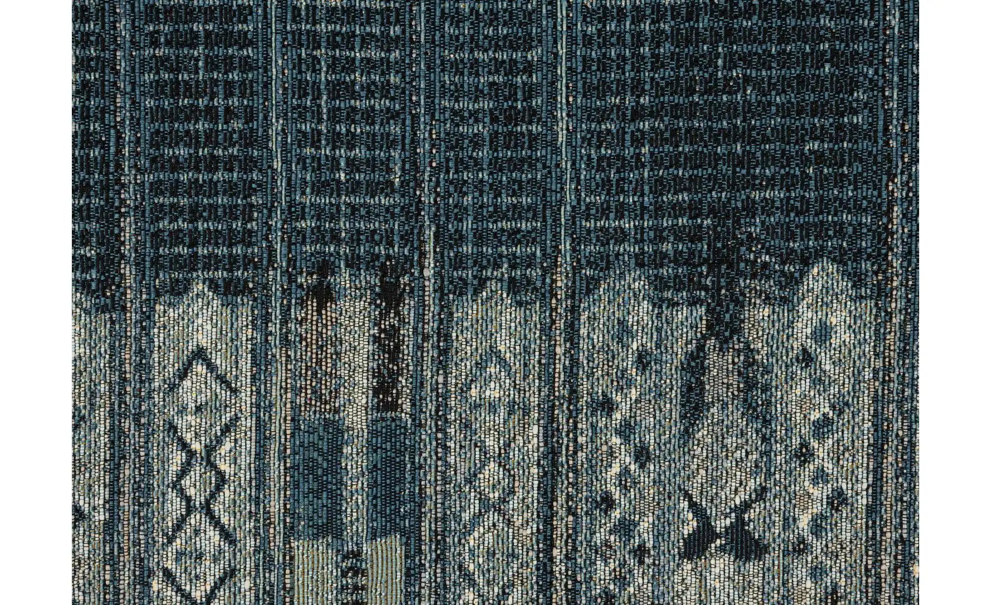 Gino Falcone In-und Outdoor-Teppich  Aurora ¦ blau ¦ Synthetische Fasern ¦ günstig online kaufen