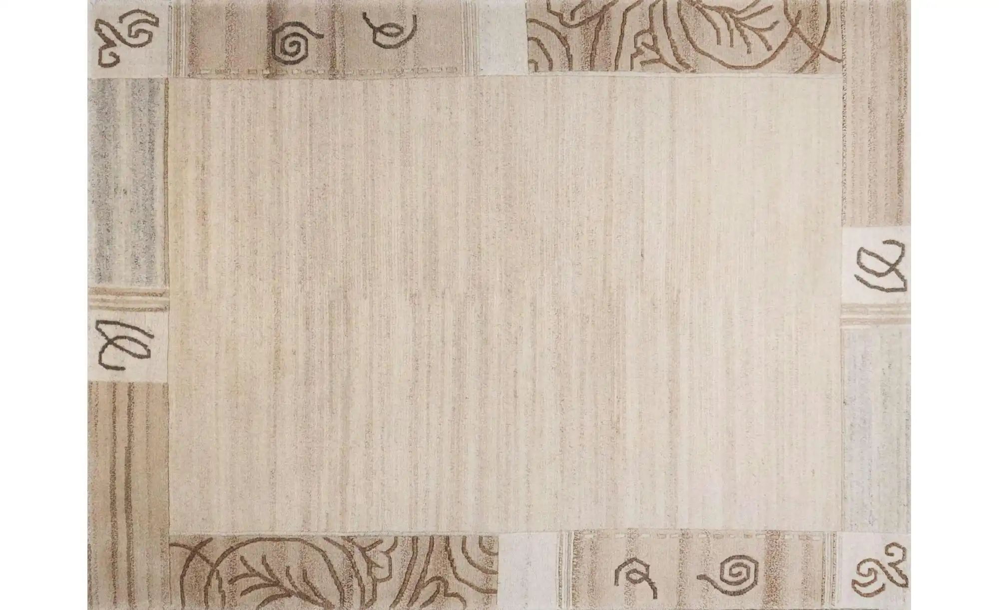 THEKO Wollteppich  Nakarta ¦ grau ¦ Wolle ¦ Maße (cm): B: 60 H: 1,2 Teppich günstig online kaufen