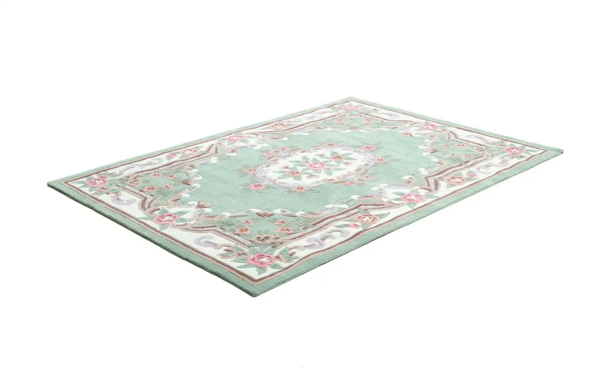 THEKO Vintageteppich  Ming ¦ grün ¦ Synthetische Fasern ¦ Maße (cm): B: 290 günstig online kaufen