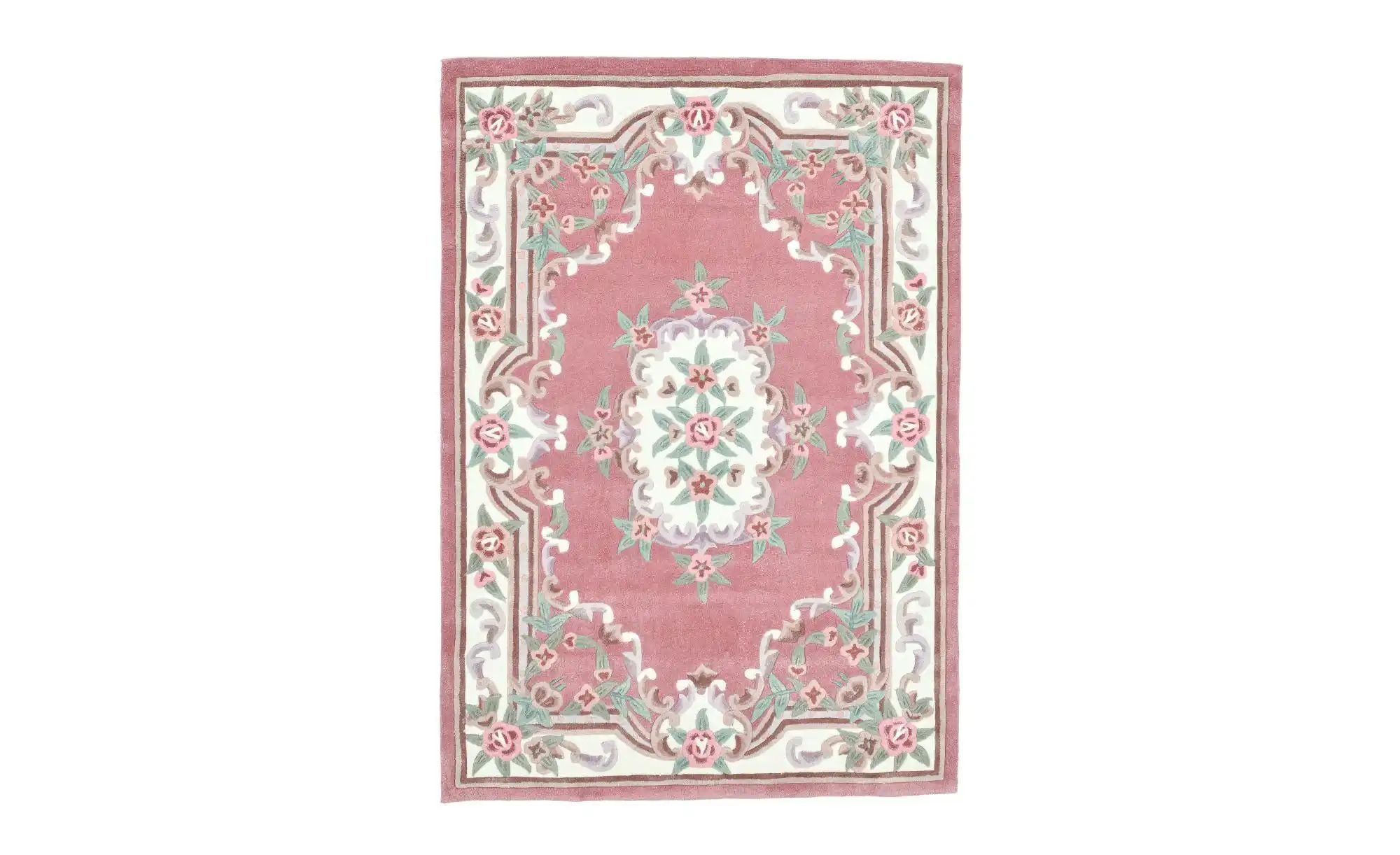 THEKO Vintageteppich  Ming ¦ rosa/pink ¦ Synthetische Fasern ¦ Maße (cm): B günstig online kaufen