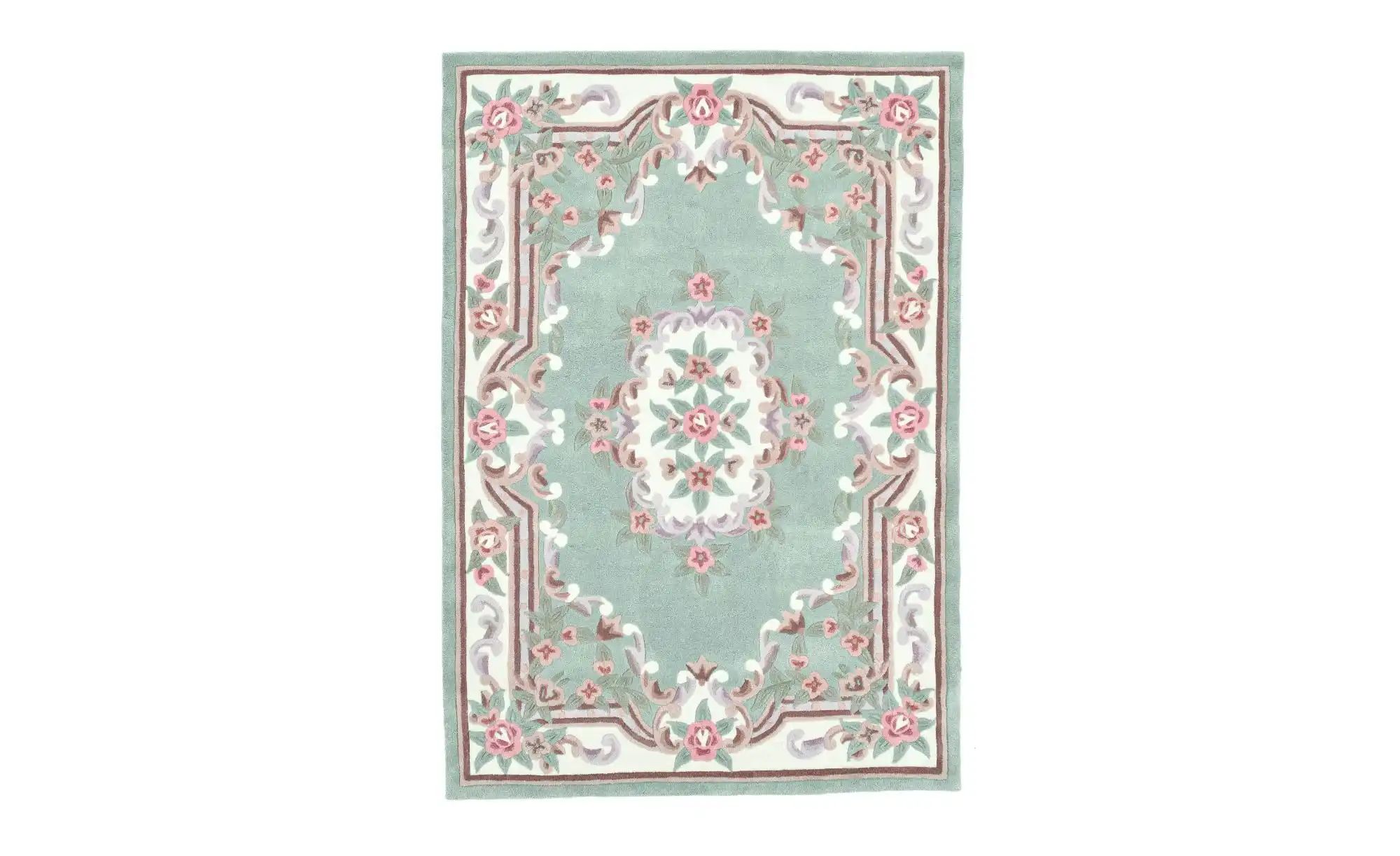 THEKO Vintageteppich  Ming ¦ grün ¦ Synthetische Fasern ¦ Maße (cm): B: 90 günstig online kaufen