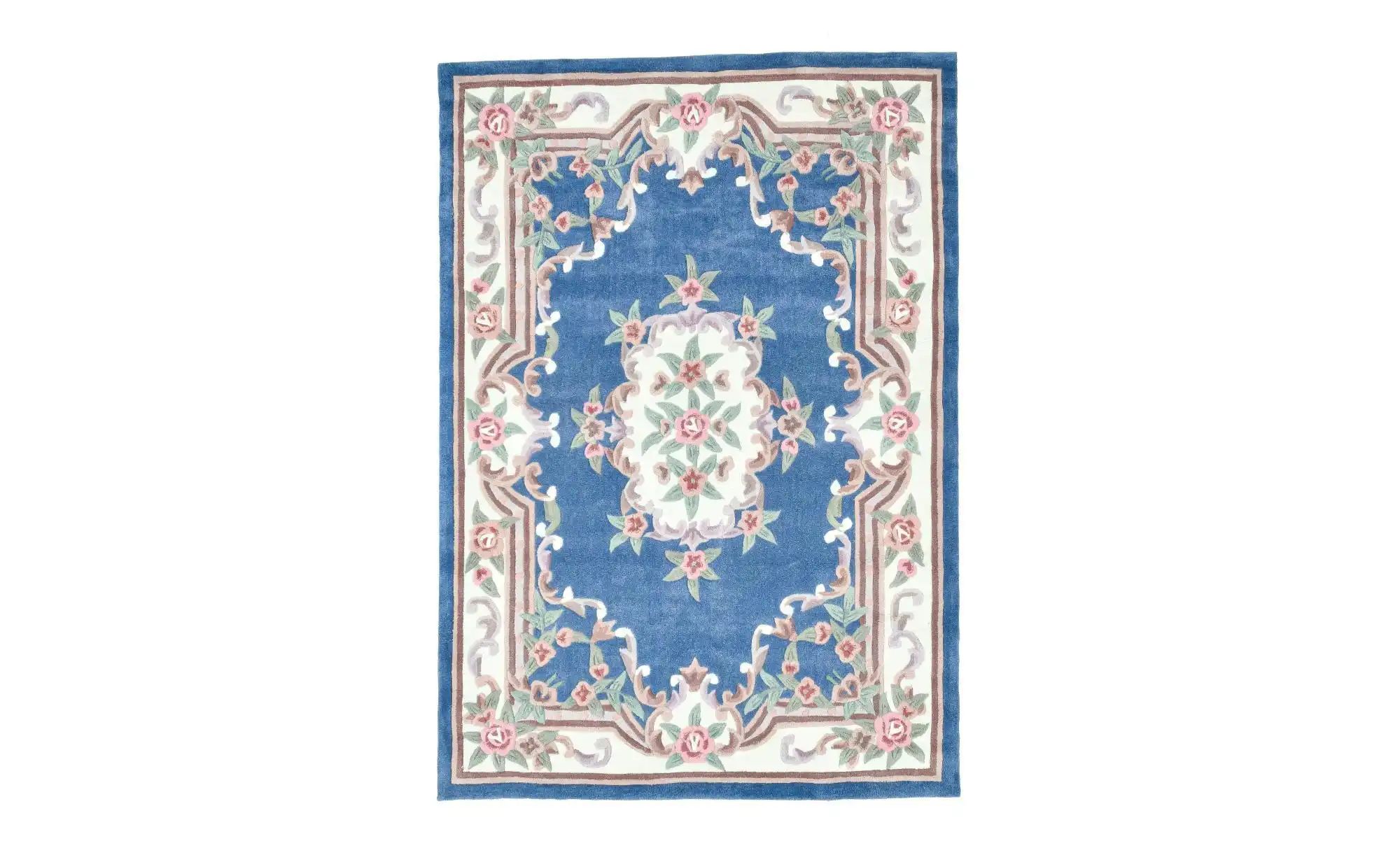 THEKO Vintageteppich  Ming ¦ blau ¦ Synthetische Fasern ¦ Maße (cm): B: 120 günstig online kaufen