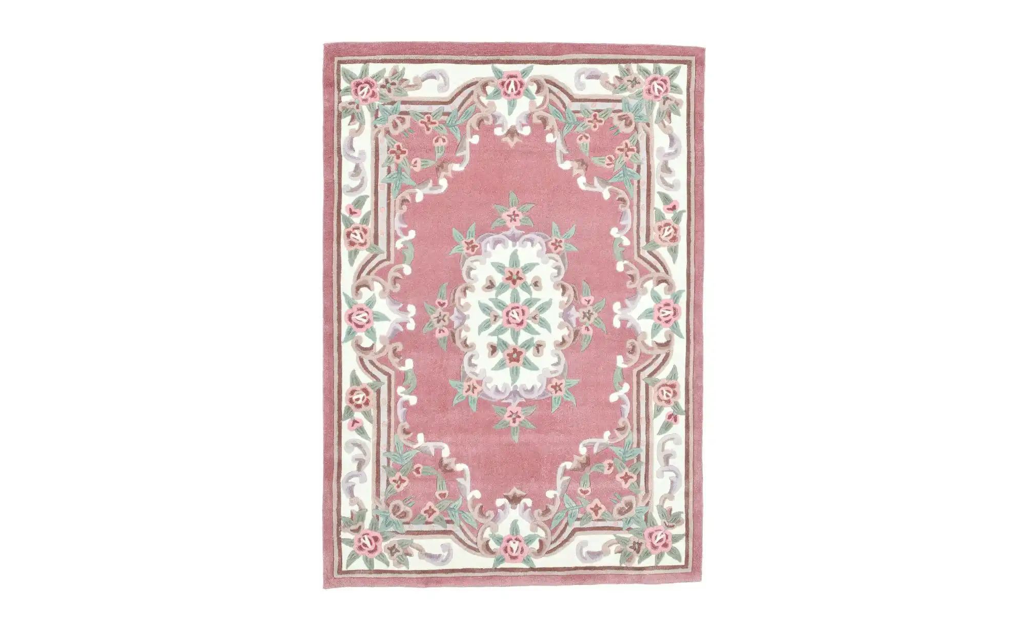 THEKO Vintageteppich  Ming ¦ rosa/pink ¦ Synthetische Fasern ¦ Maße (cm): B günstig online kaufen