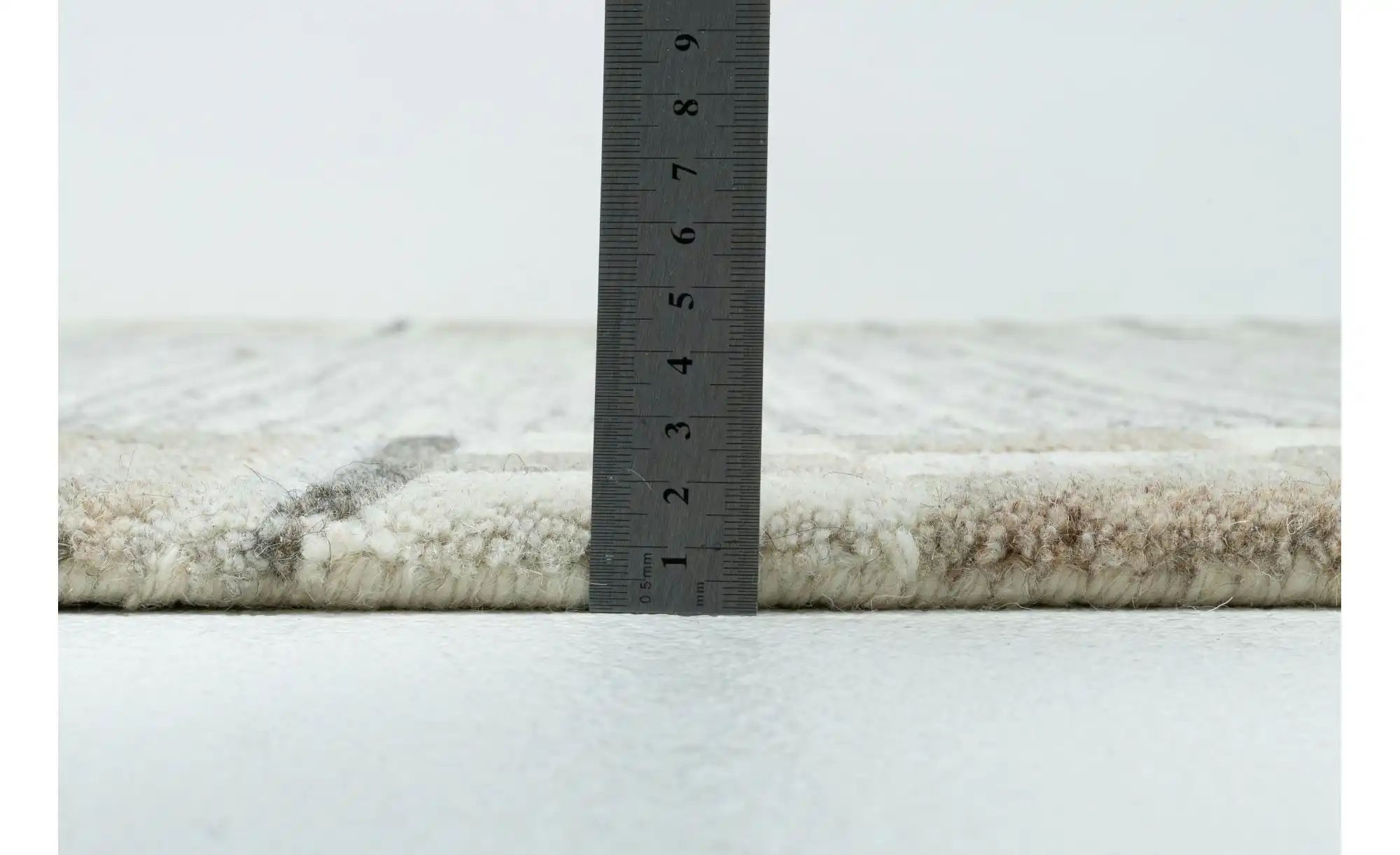 THEKO Wollteppich  Royal Natur ¦ grau ¦ Wolle ¦ Maße (cm): B: 70 H: 1,4 Tep günstig online kaufen