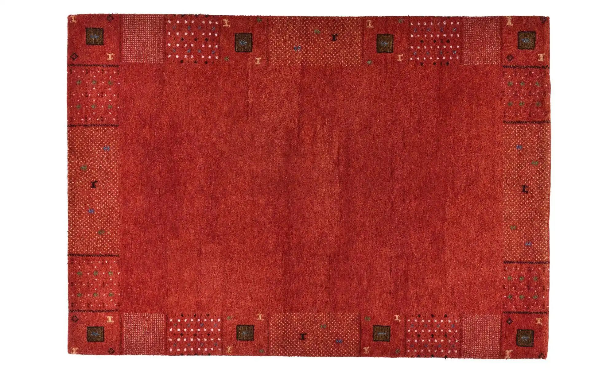 THEKO Wollteppich  Denver ¦ rot ¦ Wolle ¦ Maße (cm): B: 170 H: 2 Teppiche > günstig online kaufen