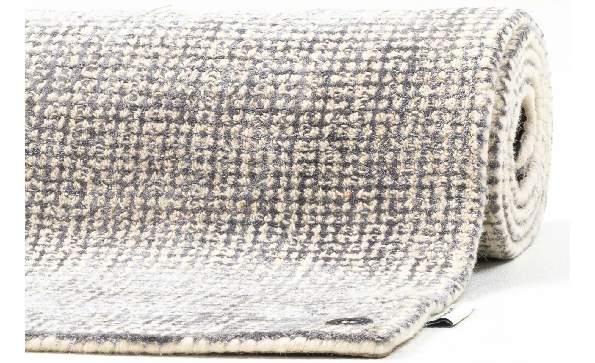 Thumbnail - Tom Tailor Wollteppich  Groove ¦ silber ¦ Wolle ¦ Maße (cm): B: 85 H: 2 Teppiche > Wohnteppiche - Höffner