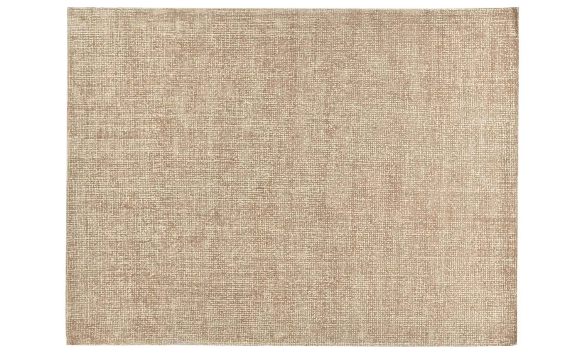 Tom Tailor Wollteppich  Groove ¦ braun ¦ Viskose ¦ Maße (cm): B: 65 H: 1,5 günstig online kaufen