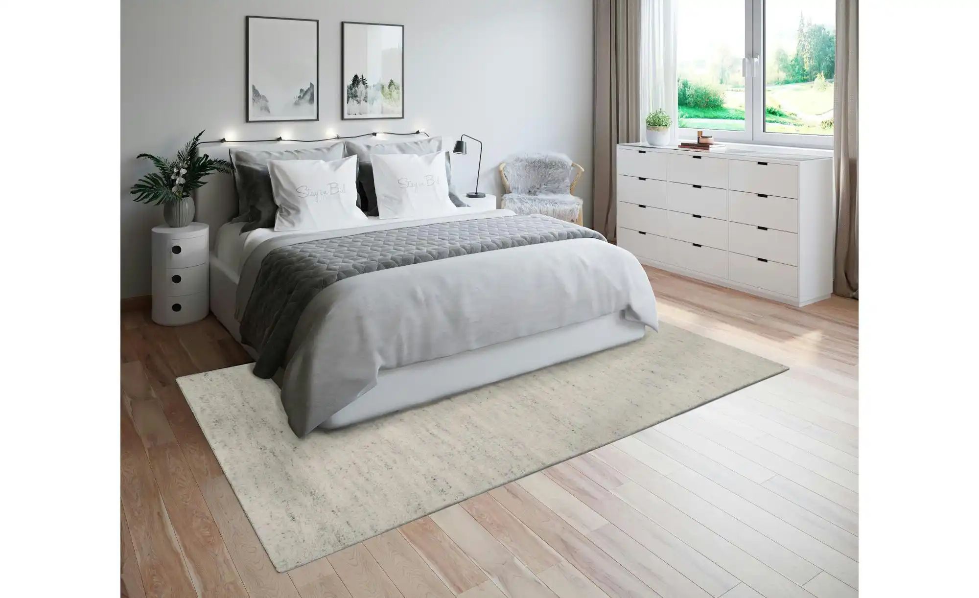 Thumbnail - THEKO Berberteppich Imaba Sup ¦ beige ¦ Wolle ¦ Maße (cm): B: 200 H: 2,8 Aktuelles > Schlafzimmer Aktion - Höffner