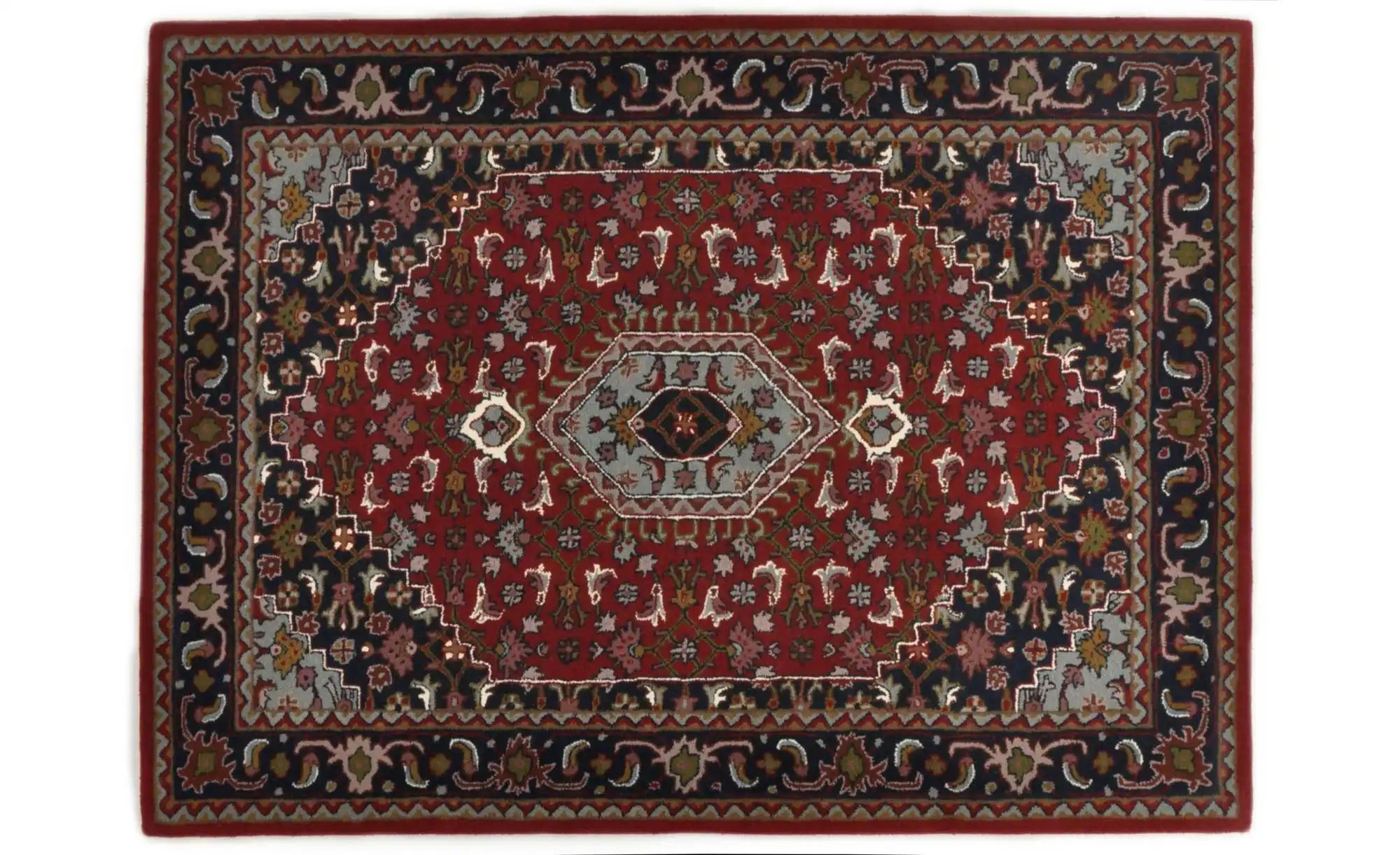 THEKO Teppich  Royal Bidjar ¦ rot ¦ Wolle ¦ Maße (cm): B: 90 H: 1,4 Teppich günstig online kaufen