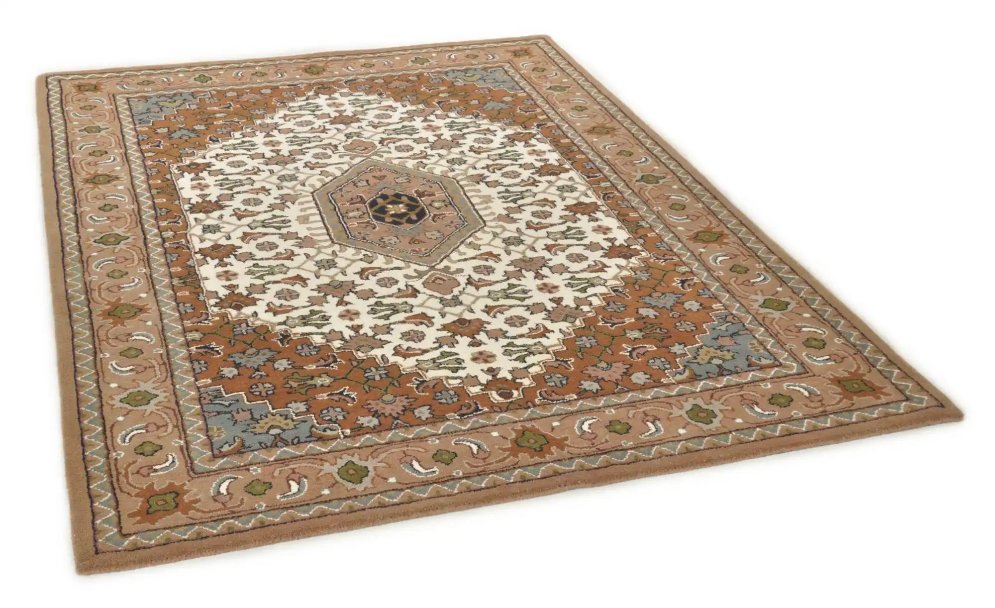 THEKO Teppich  Royal Bidjar ¦ beige ¦ Wolle ¦ Maße (cm): B: 250 H: 1,4 Tepp günstig online kaufen