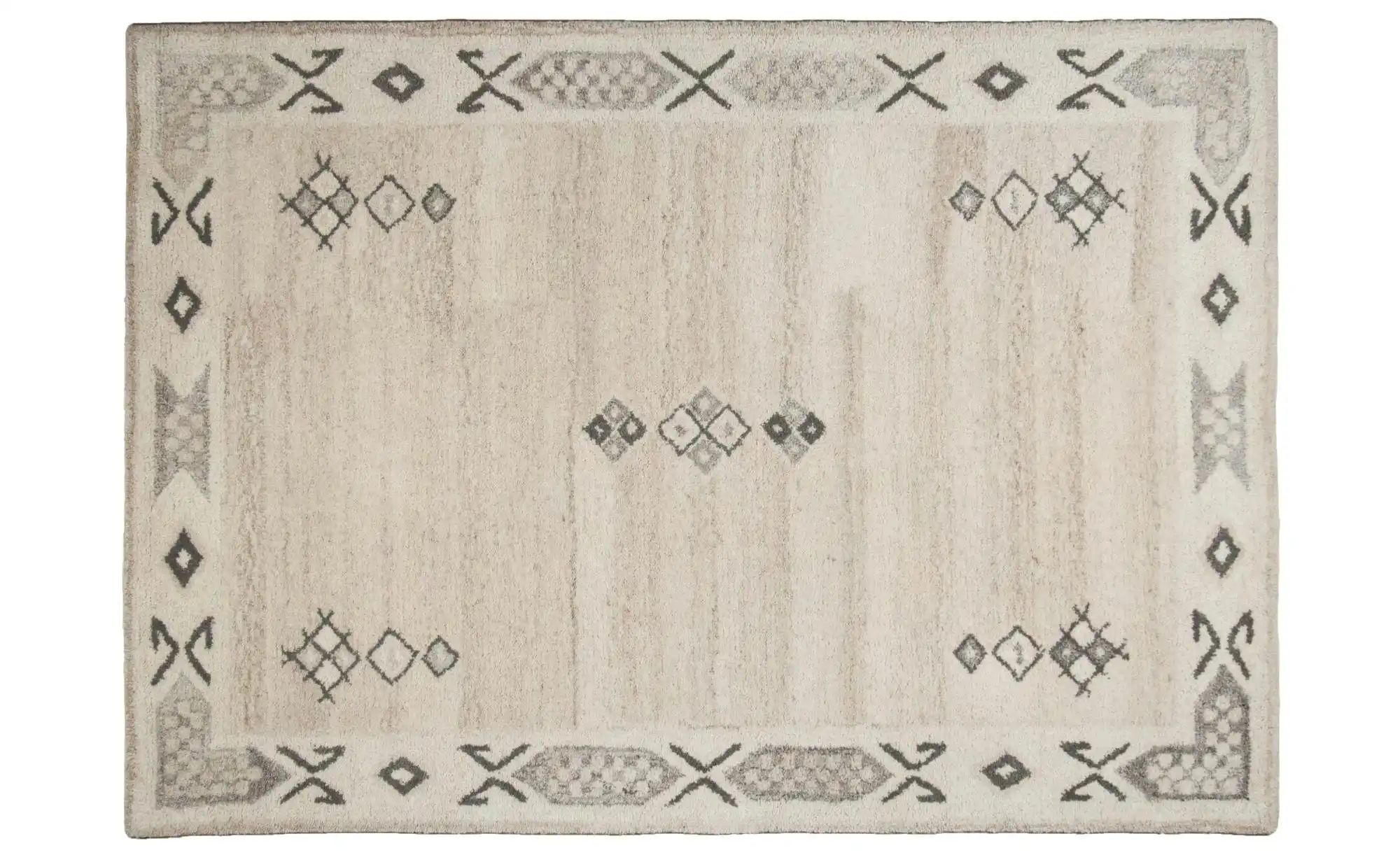 THEKO Wollteppich  Royal Berber  ¦ beige ¦ Wolle ¦ Maße (cm): B: 90 H: 1,8 günstig online kaufen