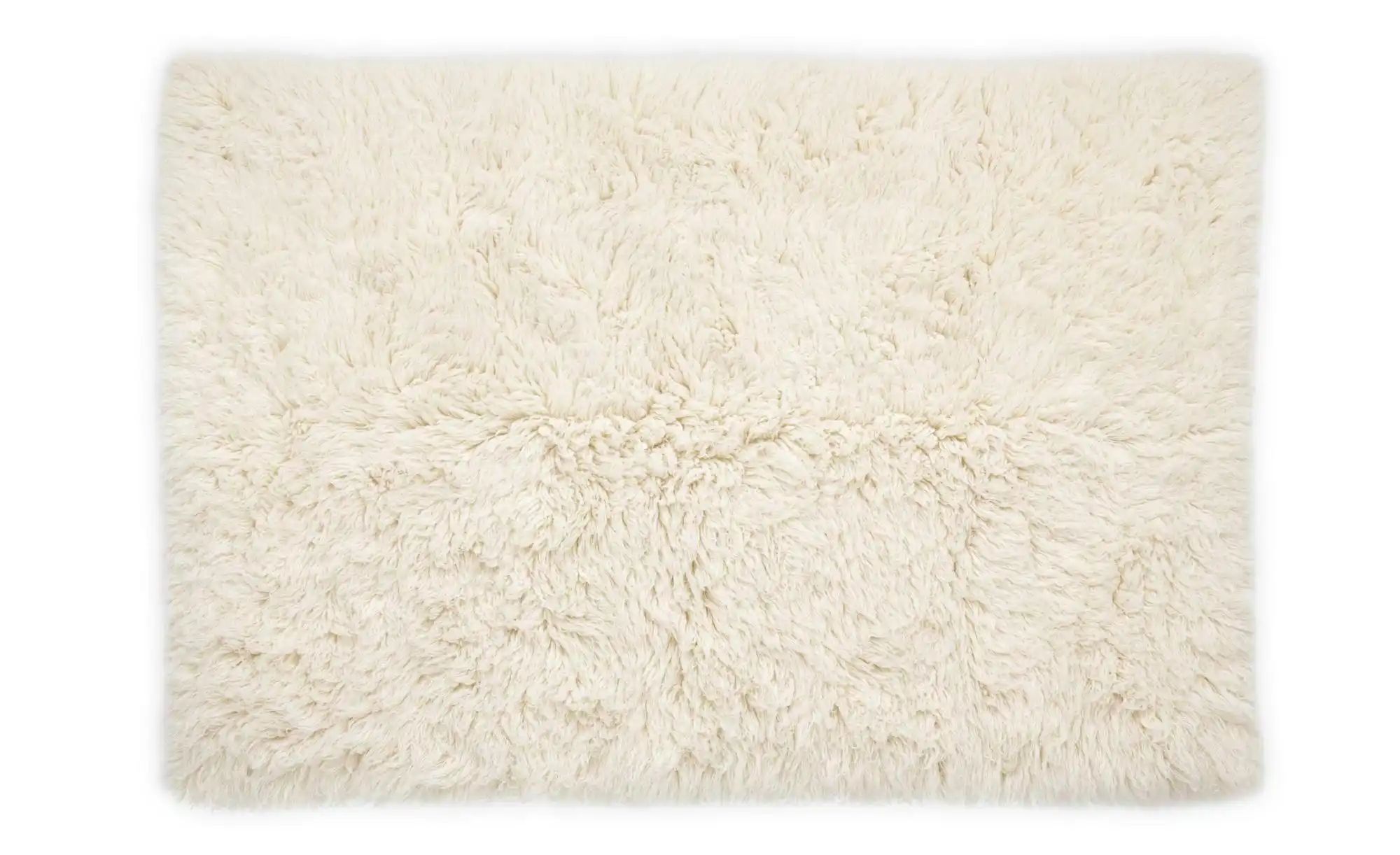 THEKO Flokati Wollteppich  Flokos ¦ beige ¦ Wolle ¦ Maße (cm): B: 60 H: 4 T günstig online kaufen