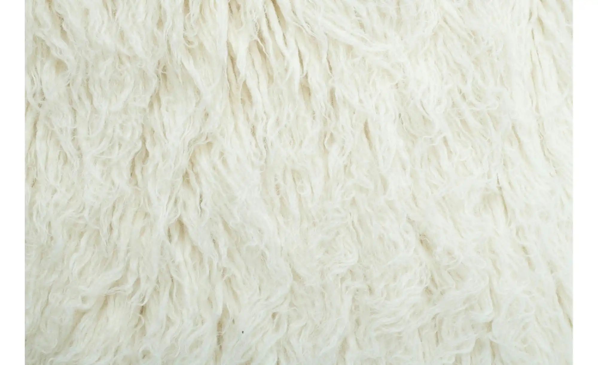 THEKO Flokati Wollteppich  Flokos ¦ beige ¦ Wolle ¦ Maße (cm): B: 120 H: 10 günstig online kaufen