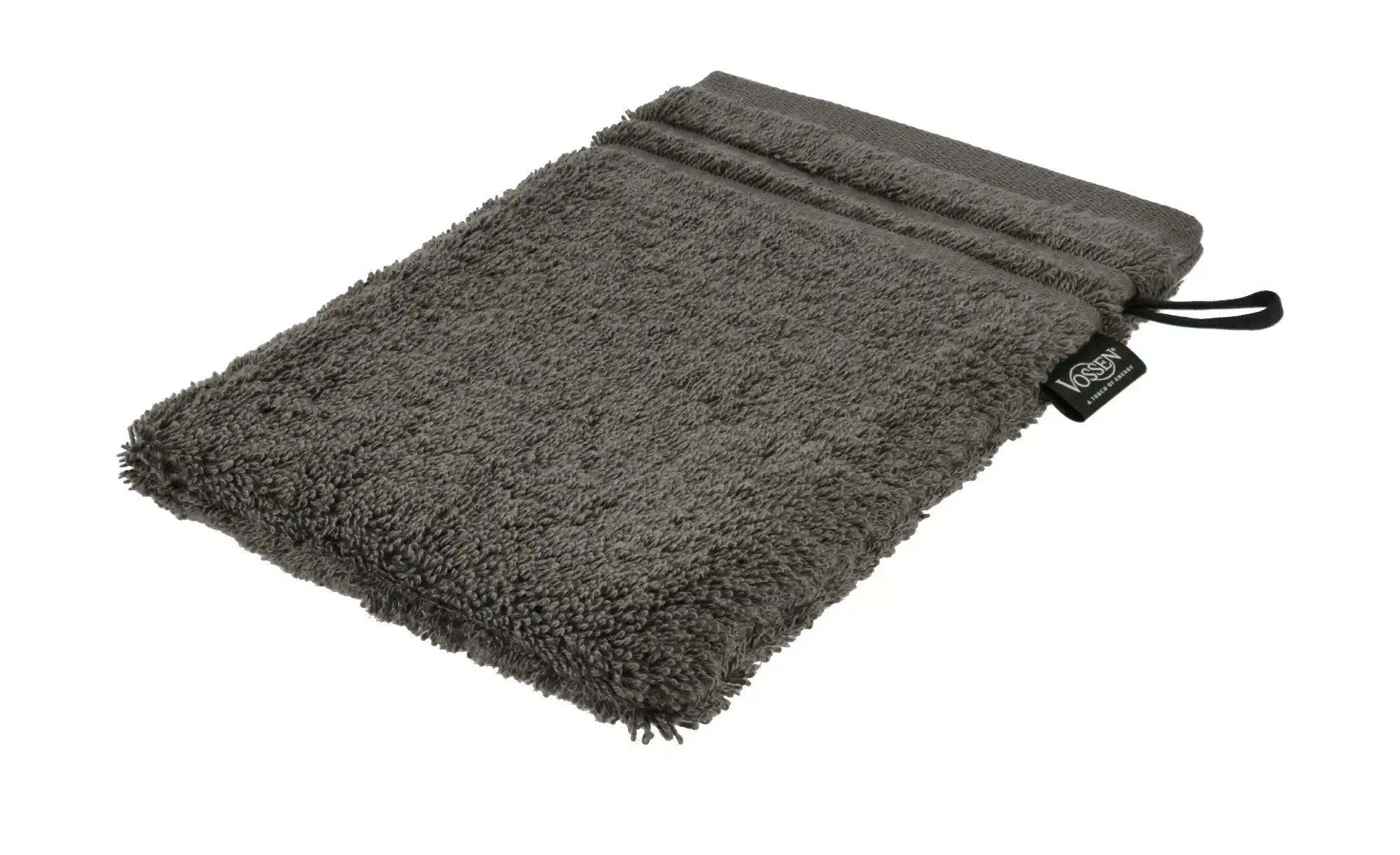 VOSSEN Waschhandschuh  Vienna Supersoft ¦ grau ¦ Maße (cm): B: 16 Badtextil günstig online kaufen