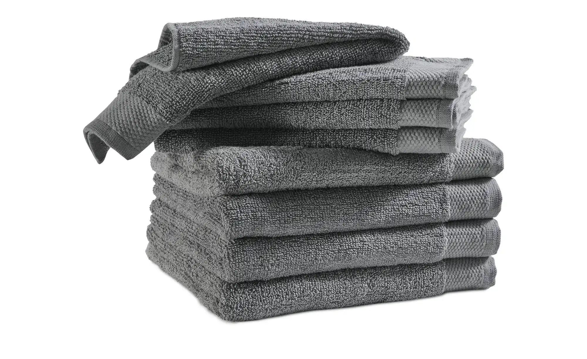 levelone Gästehandtuch  Bubble ¦ grau ¦ Maße (cm): B: 30 Badtextilien > Han günstig online kaufen
