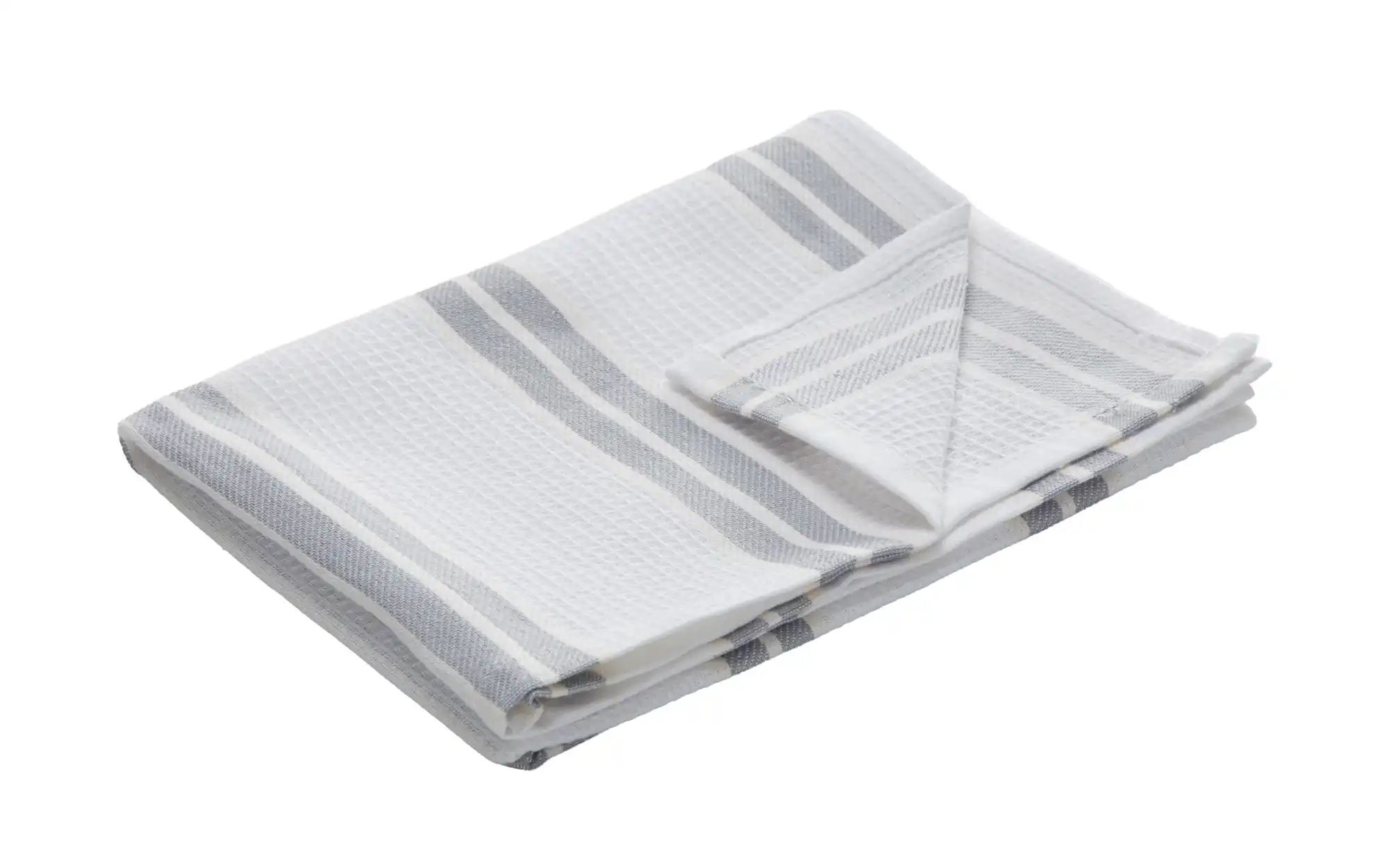 for friends Geschirrtuch-Set  Geschirr Pique ¦ grau ¦ 100% Baumwolle ¦ Maße günstig online kaufen
