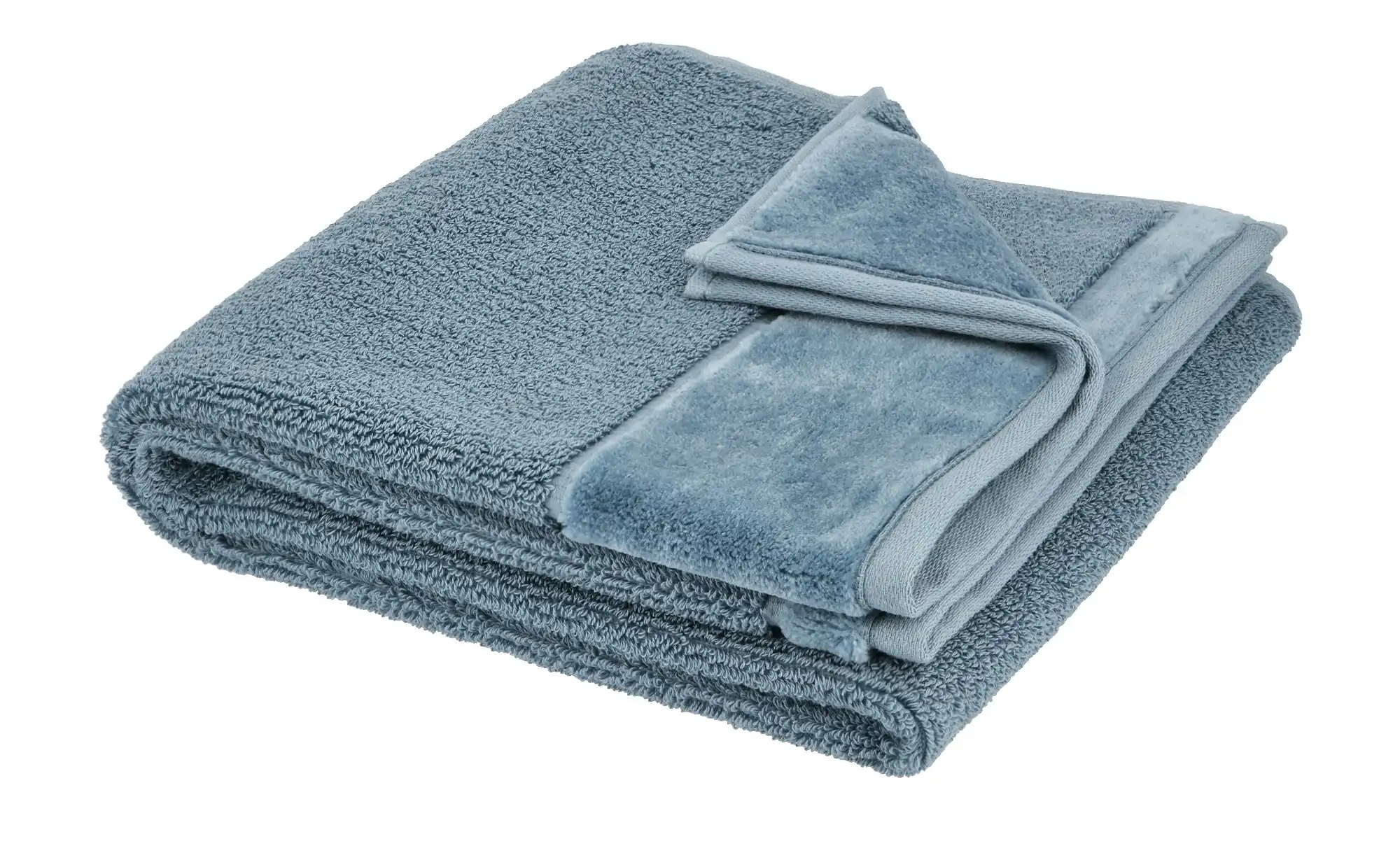 VOSSEN Handtuch  Pure ¦ blau ¦ 100% Bio-Baumwolle ¦ Maße (cm): B: 50 Badtextilien und Zubehör > Handtücher & Badetücher > Handtücher - Höffner