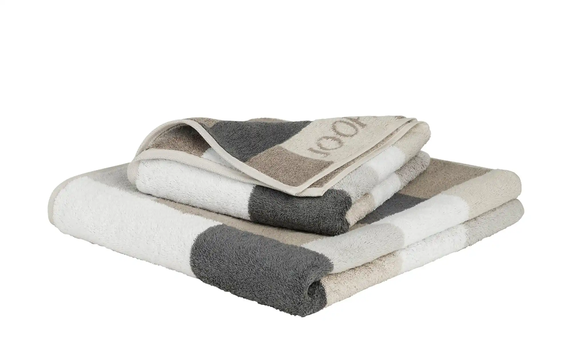 Handtücher Handtuch schwarz silber 1642 Centric Duschtuch online günstig Joop 