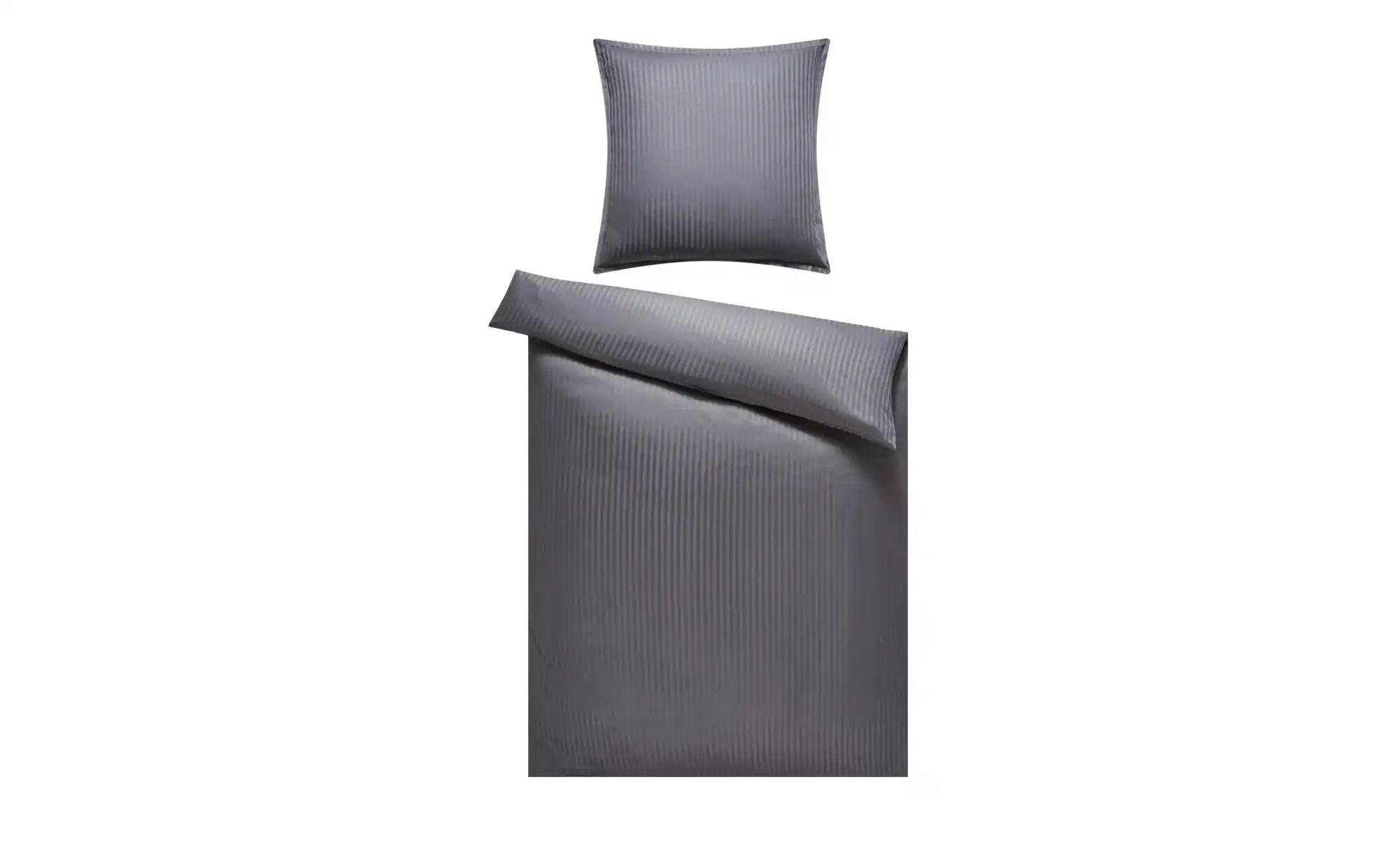 como Damast-Bettwäsche   ¦ grau ¦ Maße (cm): B: 135 Bettwaren > Bettwäsche günstig online kaufen