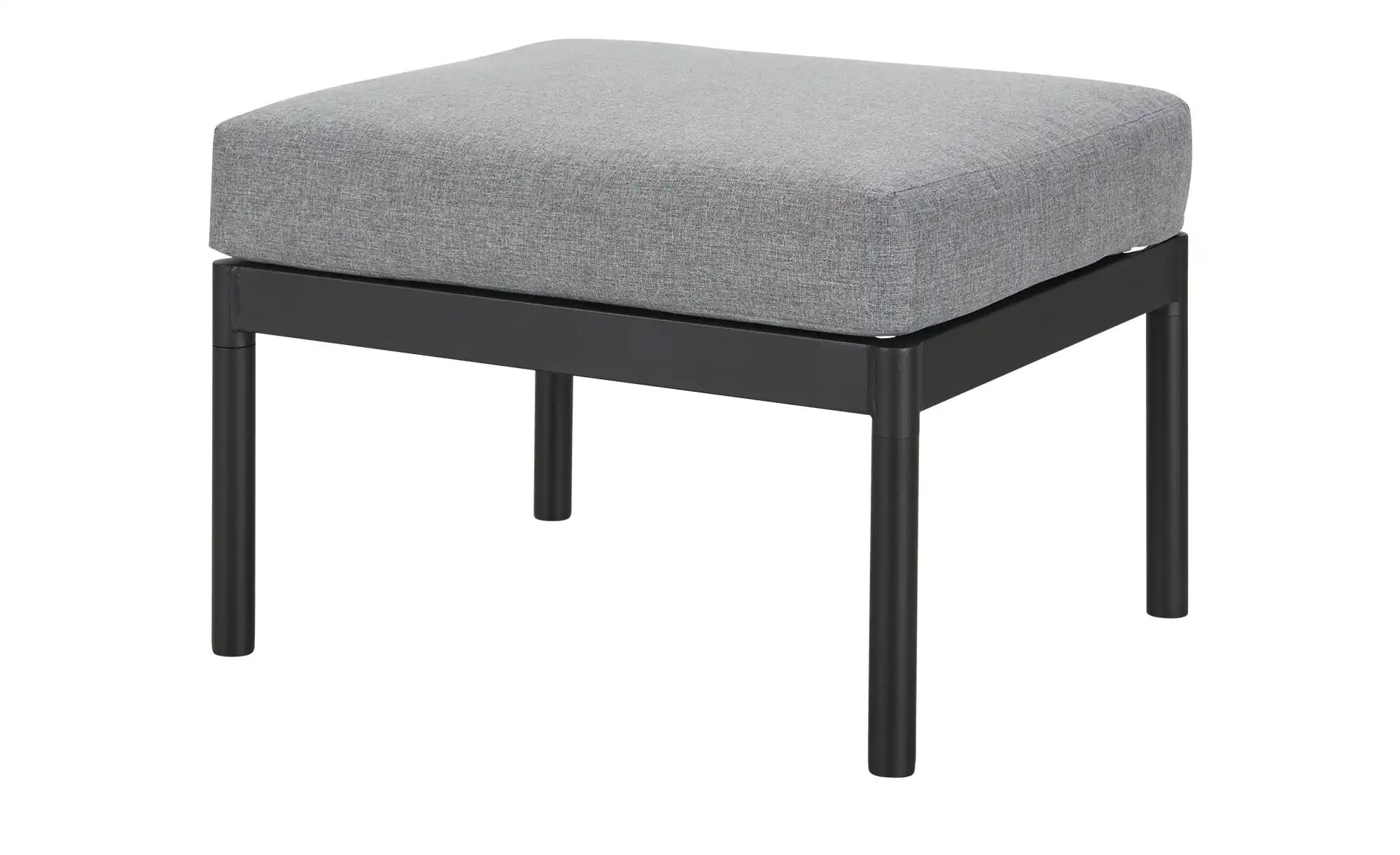 Hocker  Beverly ¦ schwarz ¦ Maße (cm): B: 50 H: 30 T: 61 Garten > Gartenmöb günstig online kaufen