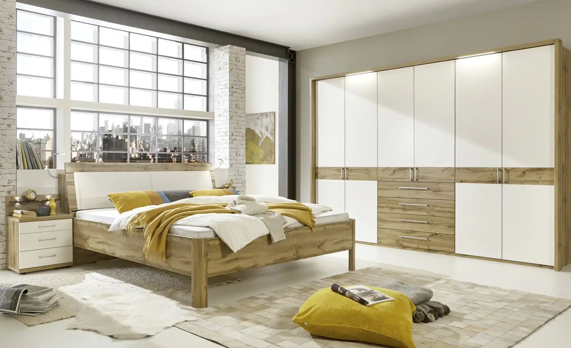 uno Schlafzimmer 4-teilig Keva ¦ holzfarben Komplett-Schlafzimmer - Höffner günstig online kaufen