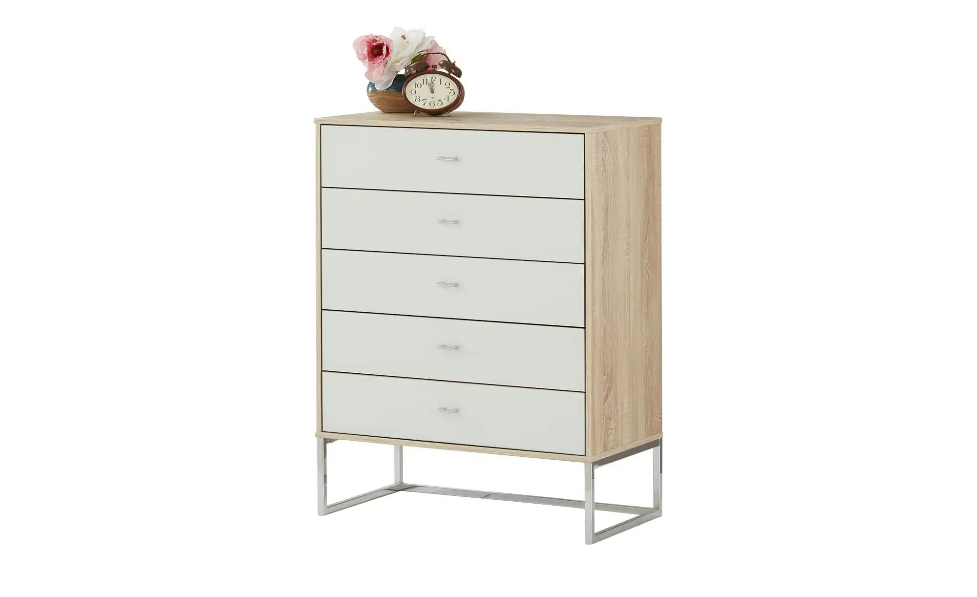 Highboard  Vigo ¦ weiß ¦ Maße (cm): B: 80 H: 105 T: 43 Kommoden & Sideboard günstig online kaufen