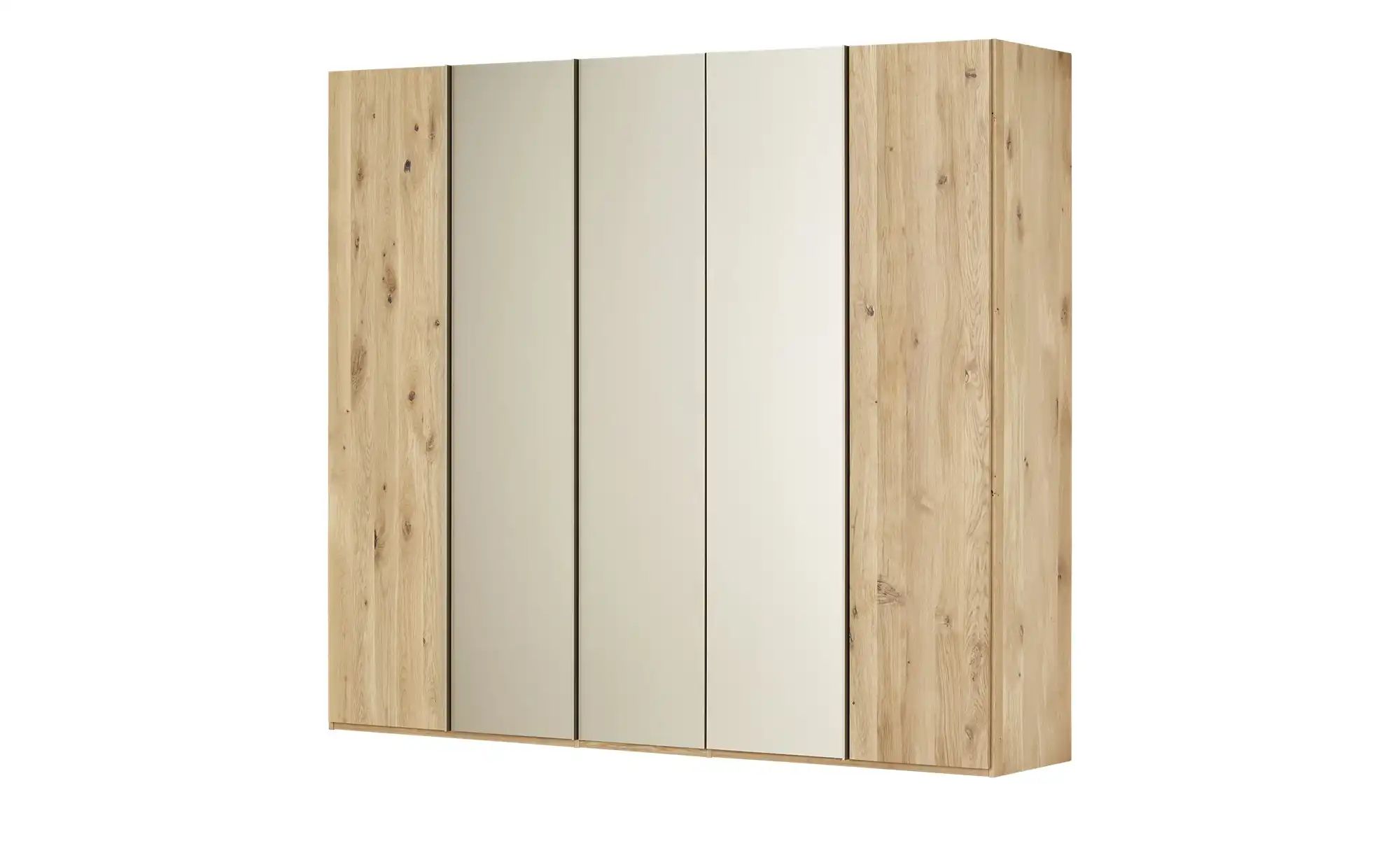 Drehtürenschrank  5-türig  Kaja ¦ holzfarben ¦ Maße (cm): B: 249,6 H: 222,3 günstig online kaufen