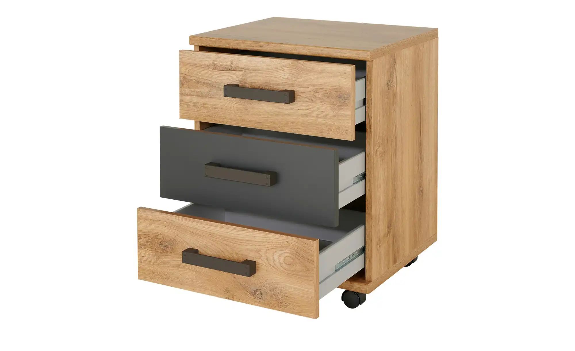 Thumbnail - Rollcontainer  Louis ¦ holzfarben ¦ Maße (cm): B: 46 H: 58 T: 40.0 Schränke > Container - Höffner